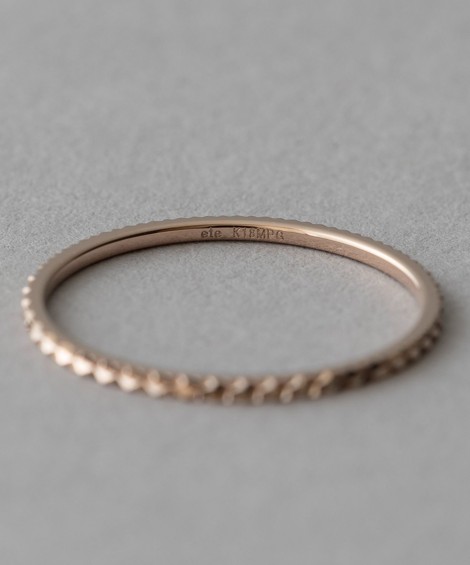 ete｜[クレール]K18MPG エレガンスカット リング | Rakuten Fashion