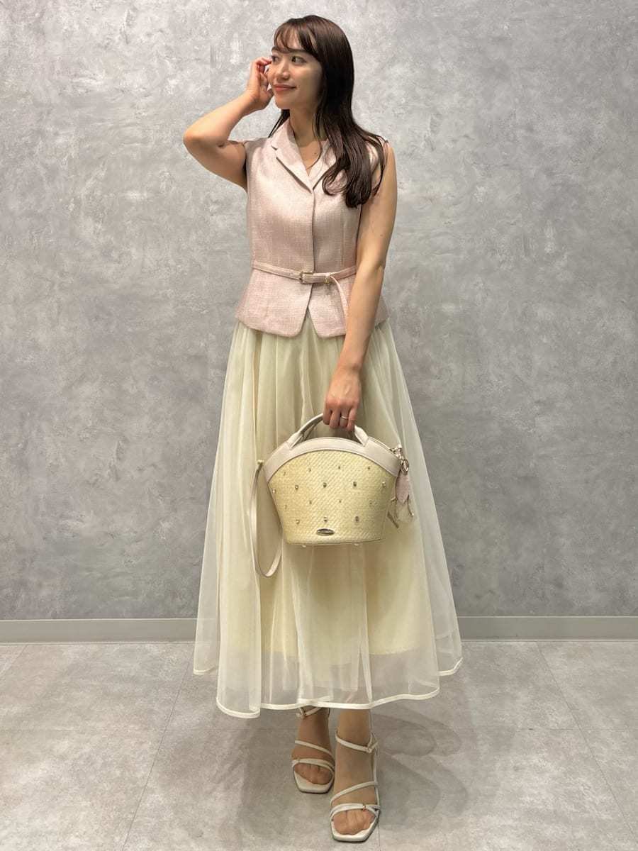 セルフォード ペプラムショートジレ size38 ペプラムショートジレ(ジレ