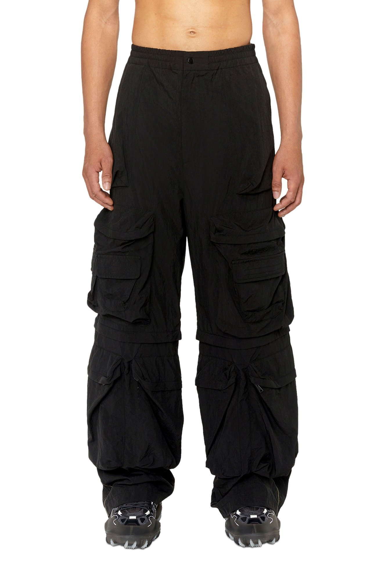 DIESEL｜メンズ パンツ ナイロン ビッグポケット | Rakuten Fashion