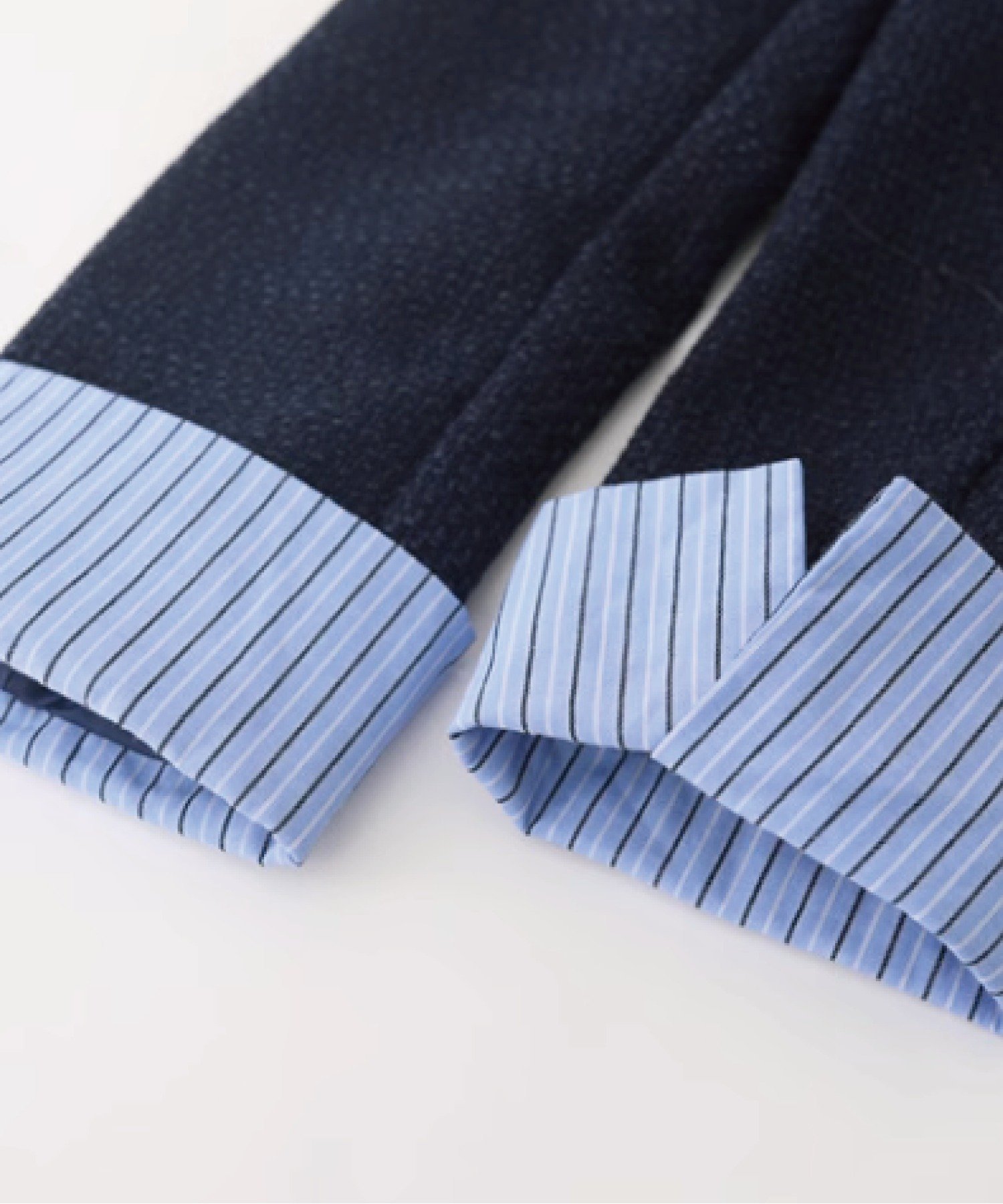 LA POMME petit｜Patchwork Navy Jacket Set Up パッチワーク ネイビー