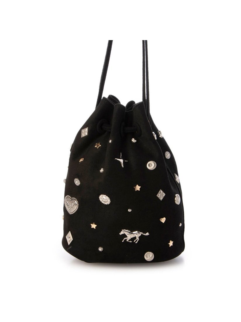 UN BILLION｜カカトゥ kakatoo / スエード調スタッズドロストバッグ