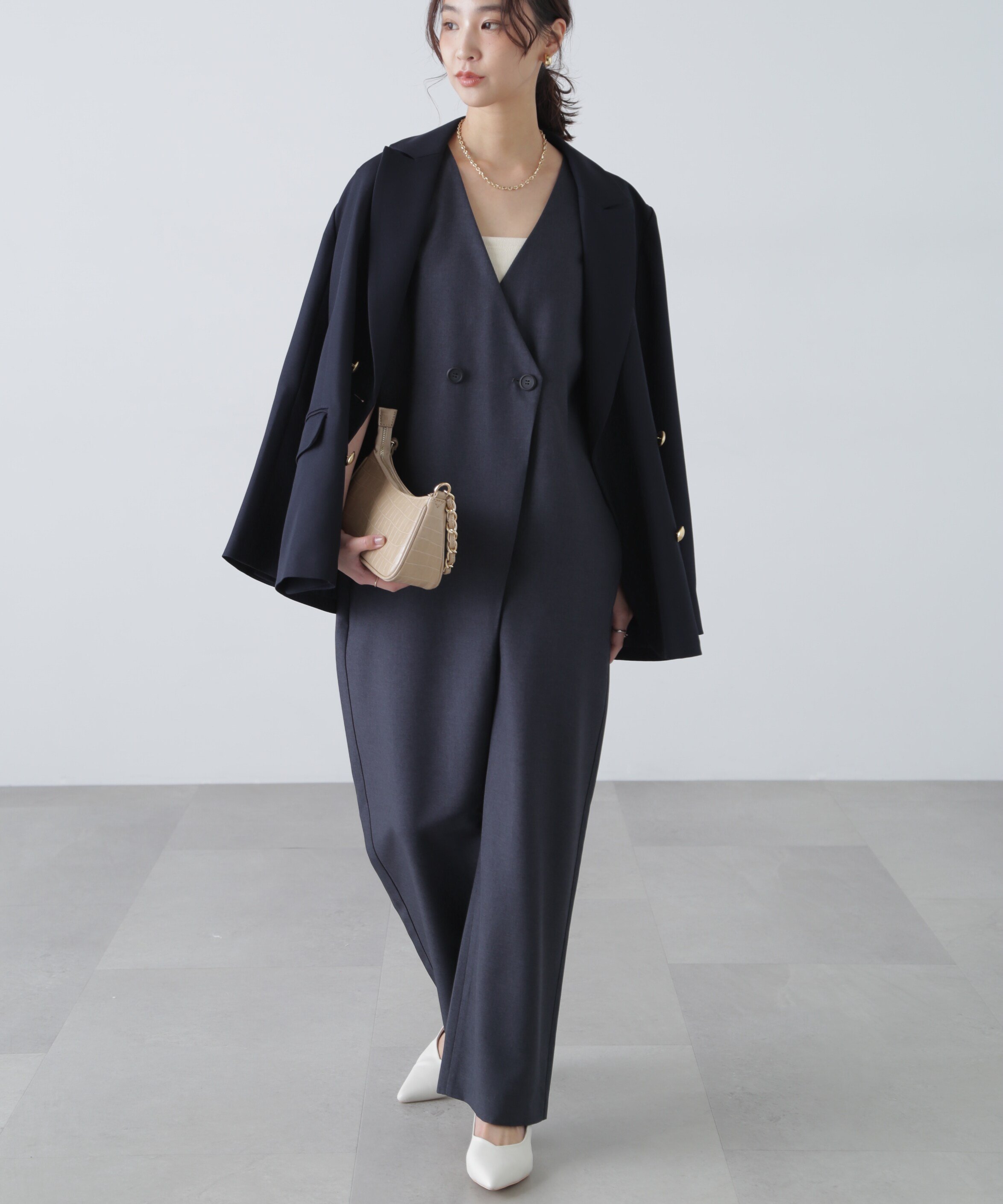 FREE'S MART｜[MFM]テックリネンオールインワン | Rakuten Fashion