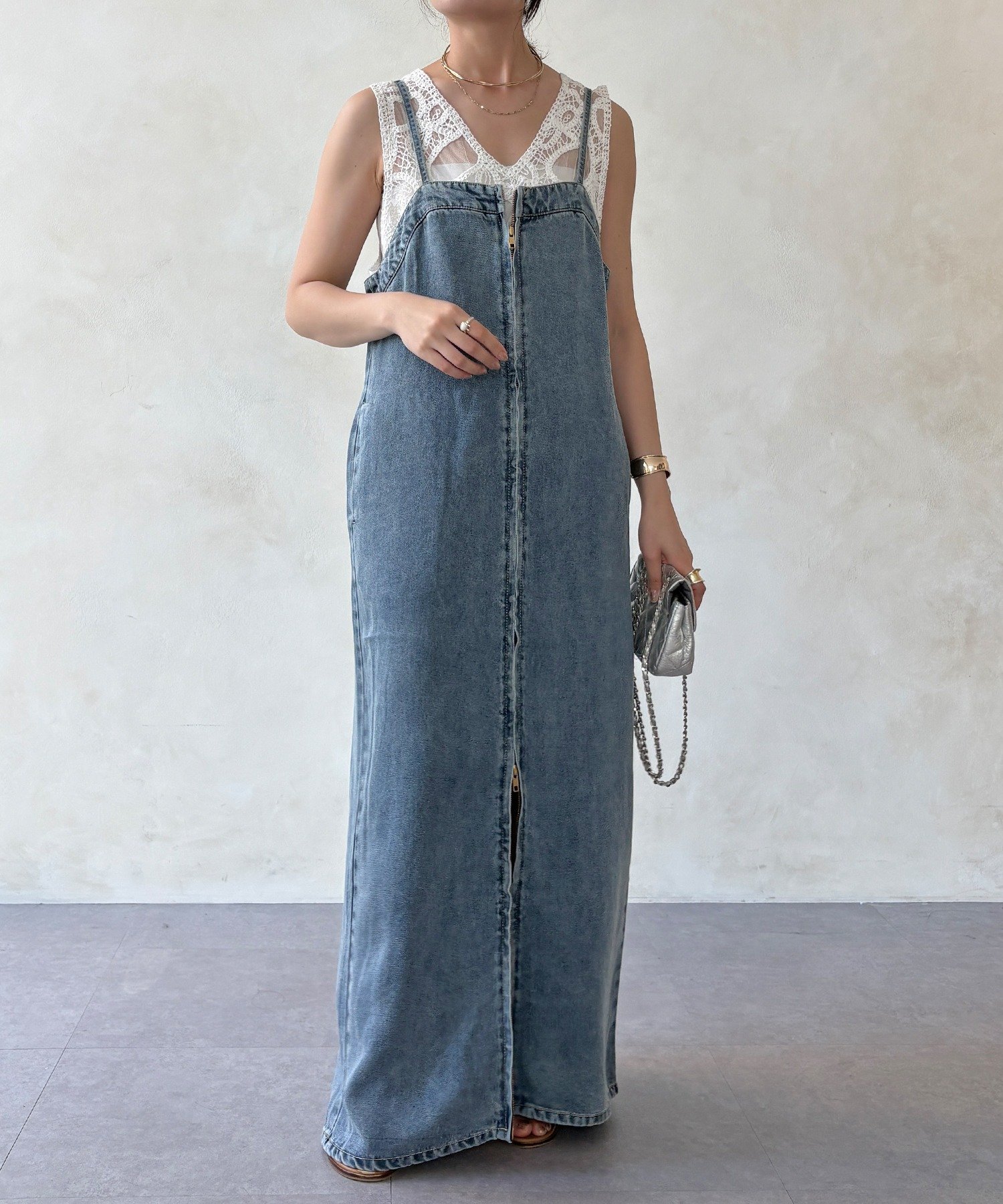 DOUDOU｜【完売カラー再追加!/サイズ展開あり/細見え】リヨセルデニム