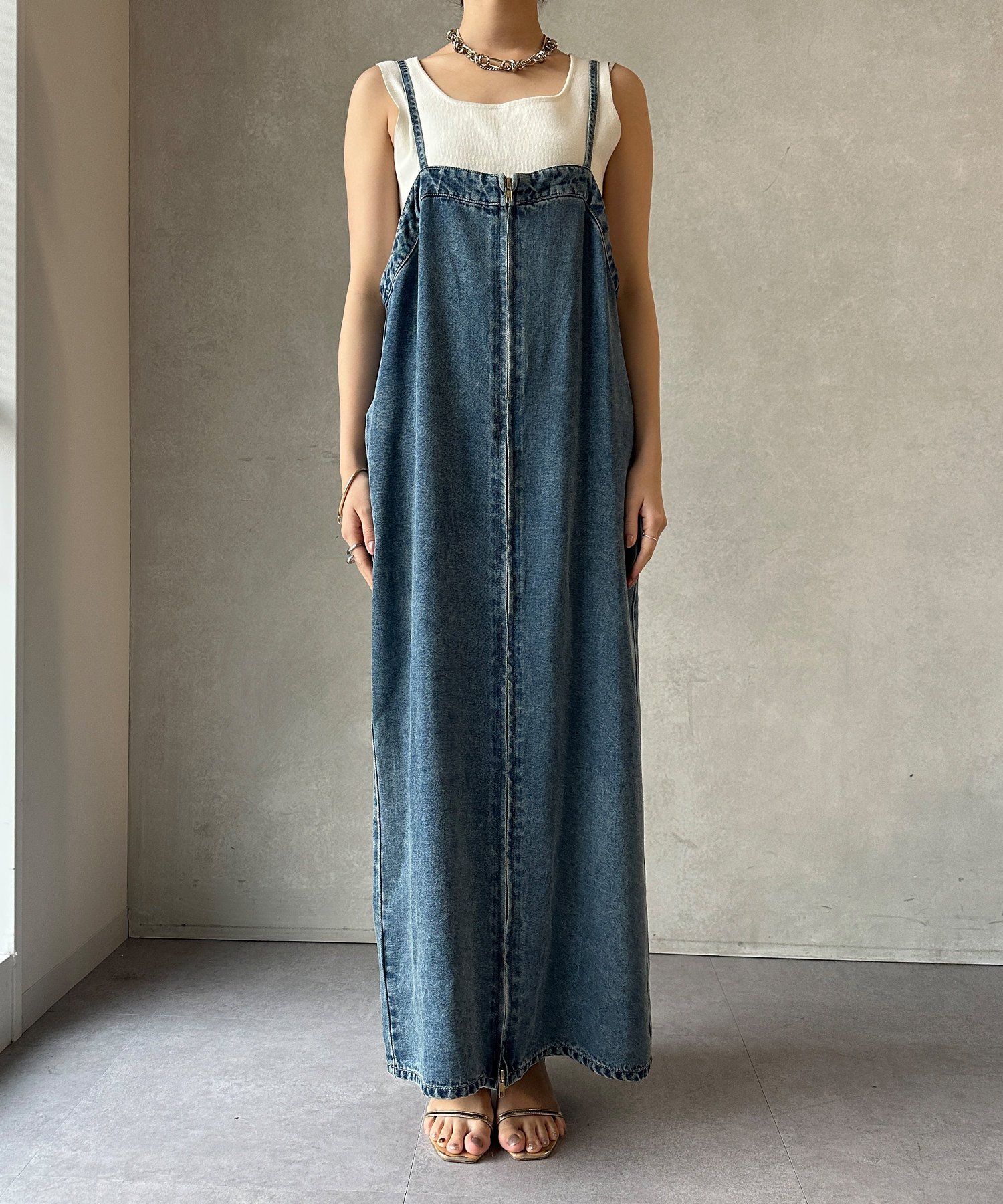 DOUDOU｜【完売カラー再追加!/サイズ展開あり/細見え】リヨセルデニム