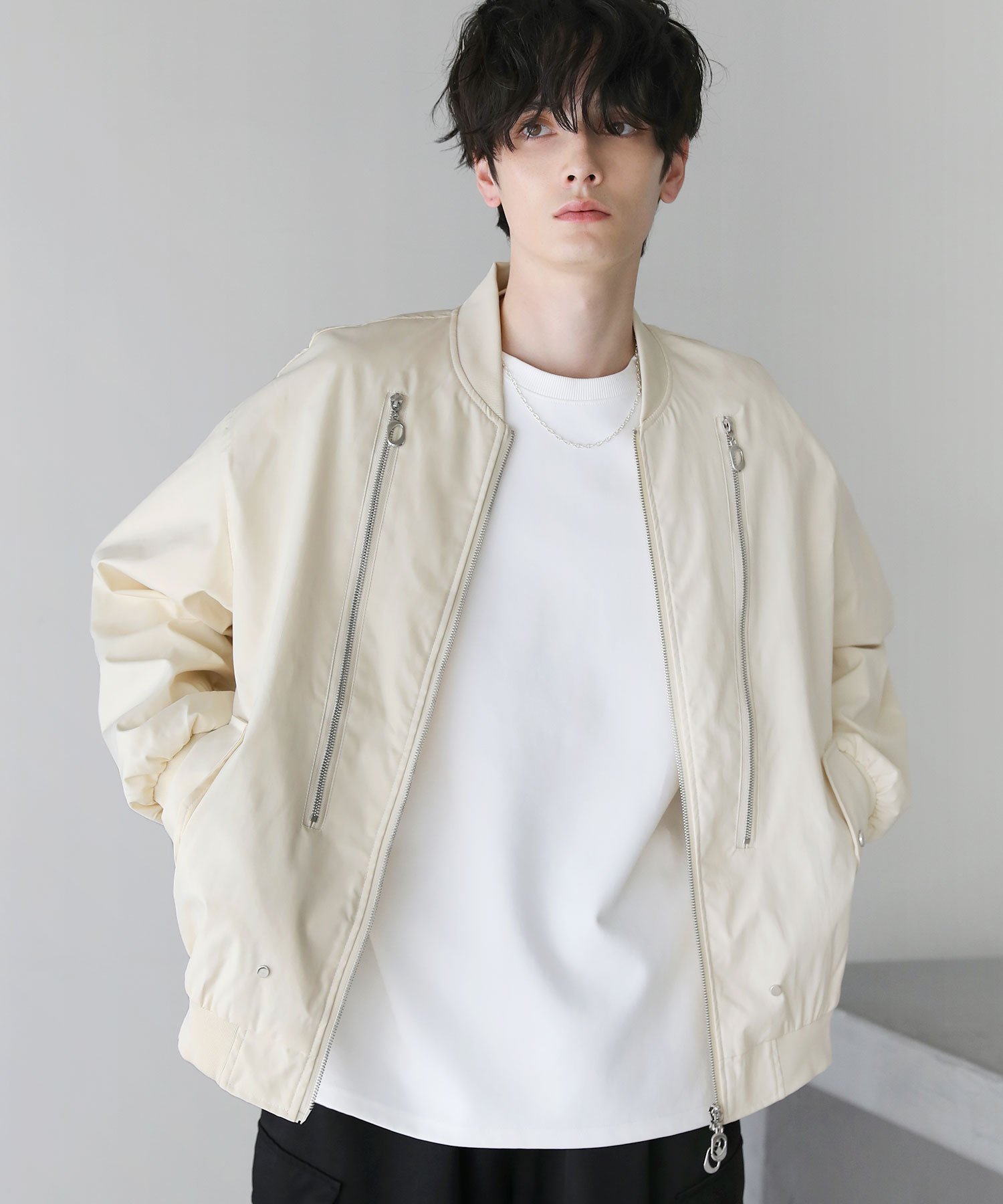 THE CASUAL｜フロント3ジップMA-1 | Rakuten Fashion(楽天ファッション