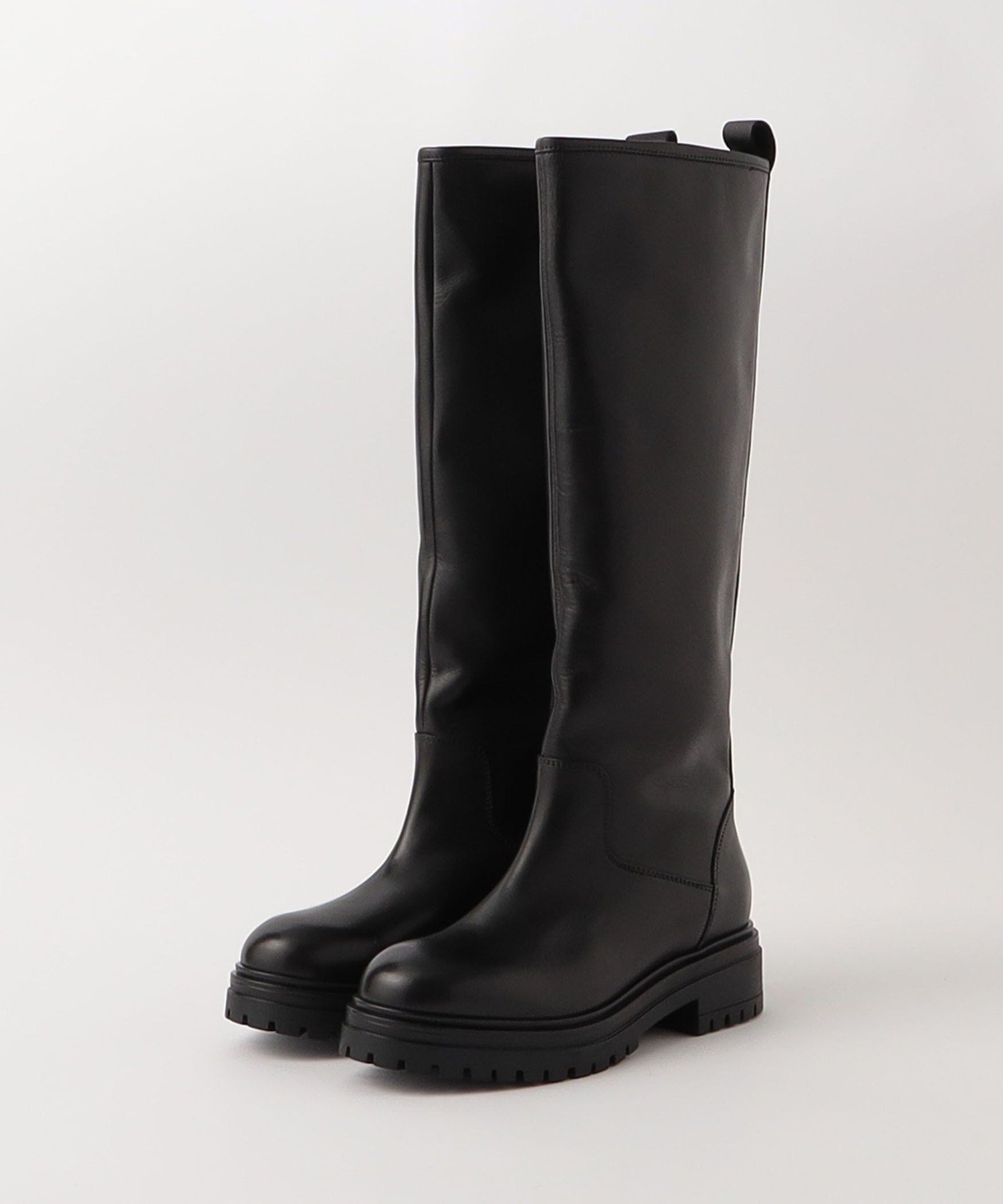 ユナイテッドアローズ　CORSO ROMA 9 レザー ロングブーツ　ブラック CORSO ROMA 9＞レザー ロングブーツ