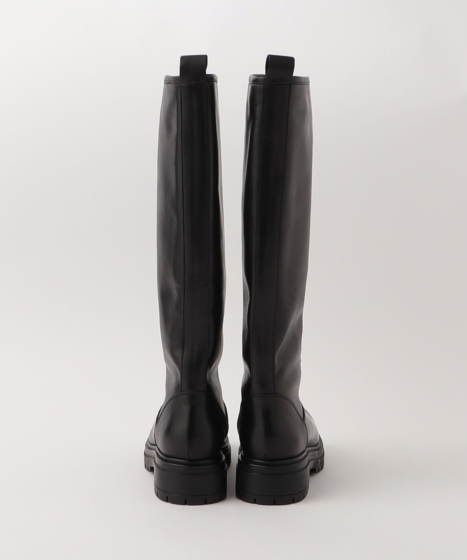 【極美品】UNITED ARROWS ロングブーツ　レザー　裏張り　Vibram CORSO ROMA 9＞レザー ロングブーツ