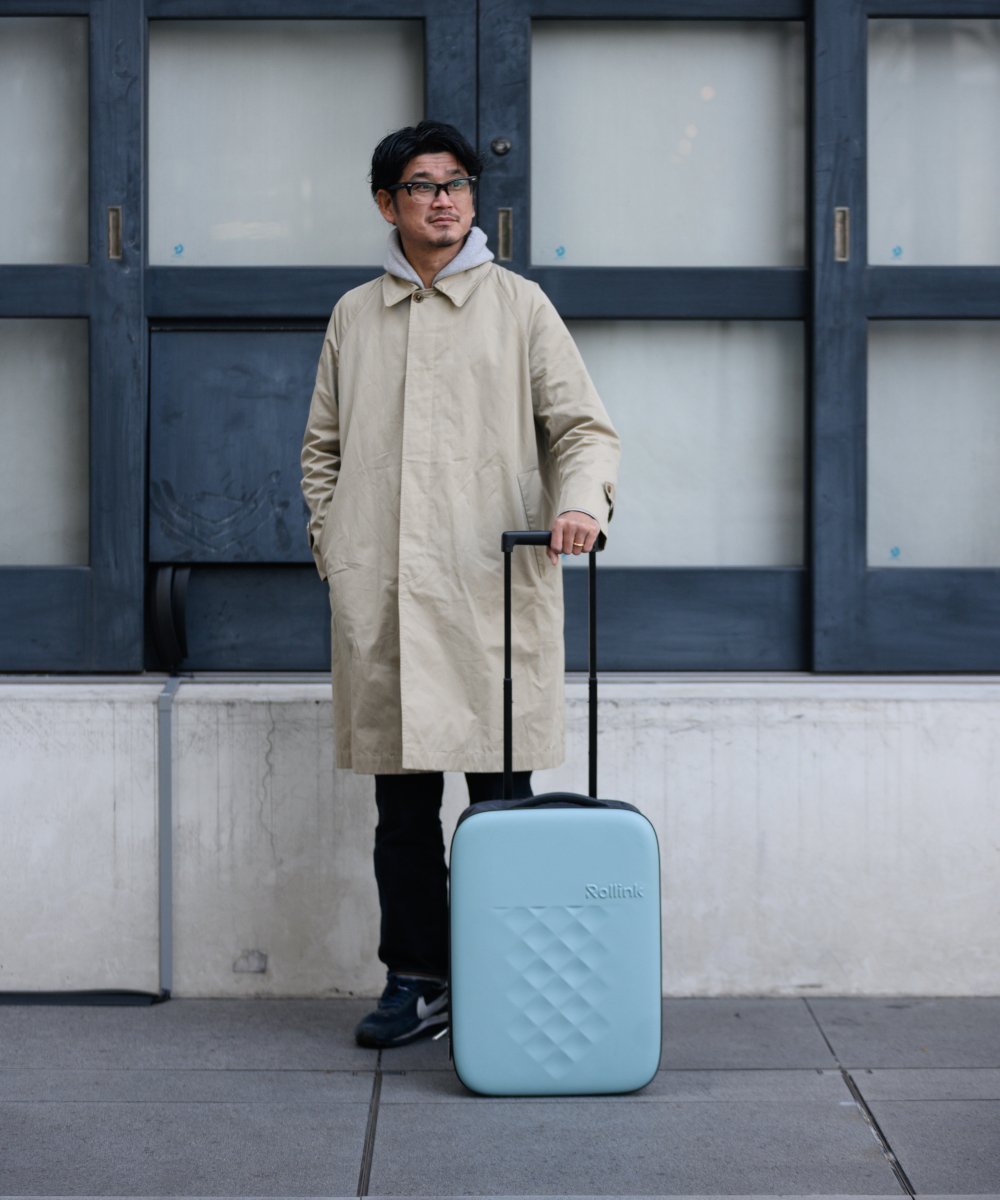 entre square｜ROLLINK/FLEX フォーダブル スーツケース 40L ローズ