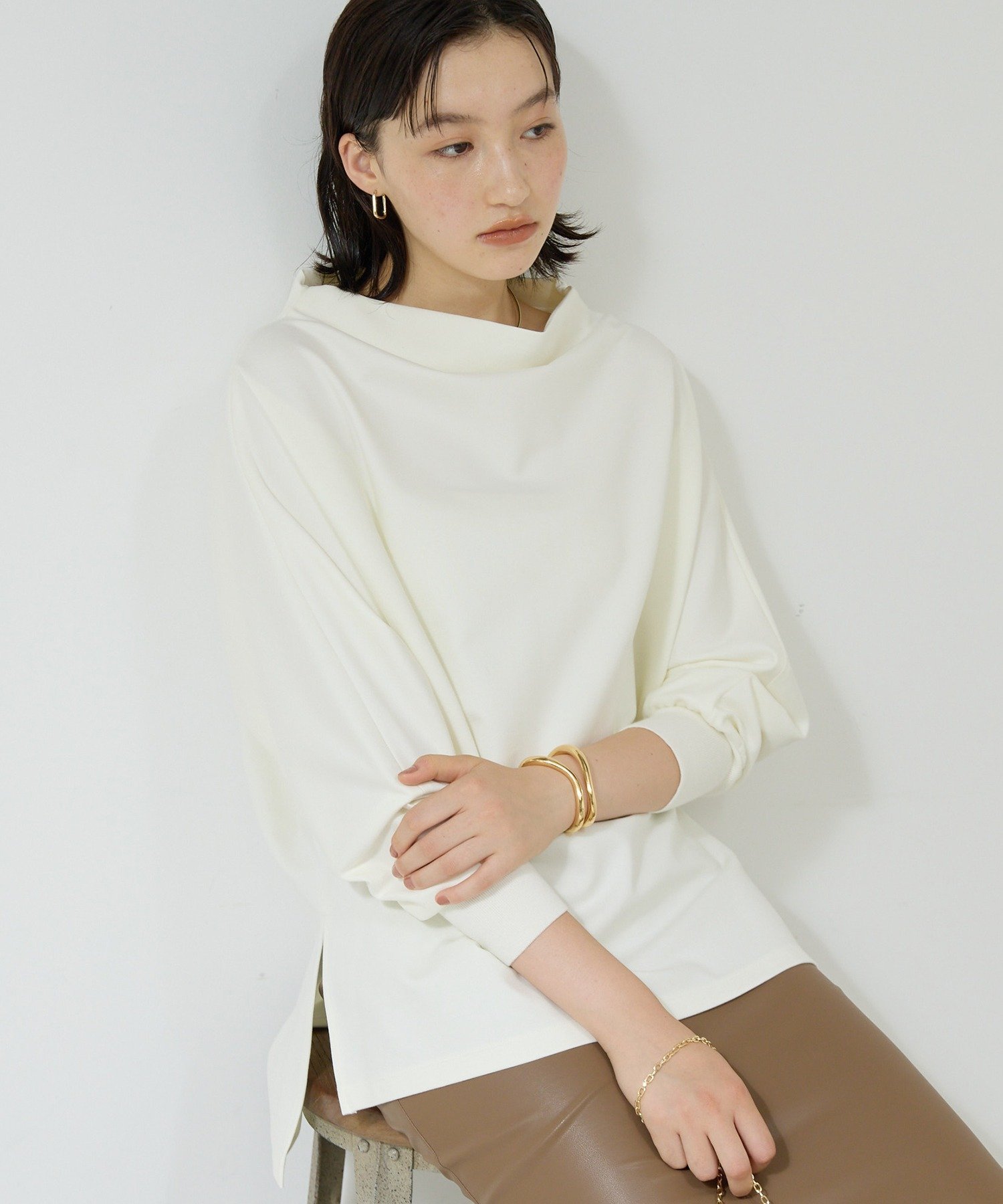 GALLARDAGALANTE｜ボトルネックポンチプルオーバー | Rakuten Fashion