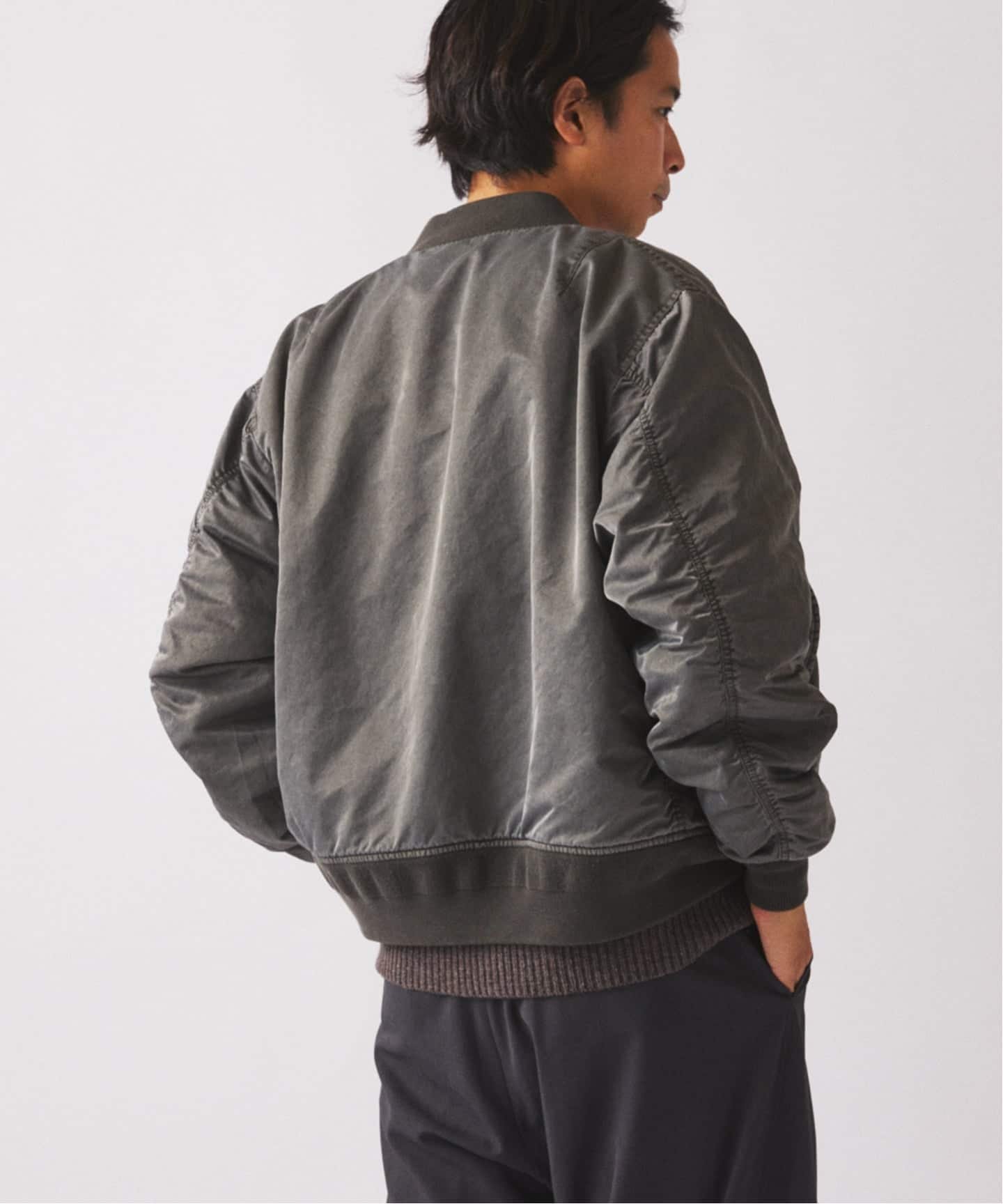 JOURNAL STANDARD relume｜ガーメントダイ ボンバー ジャケット