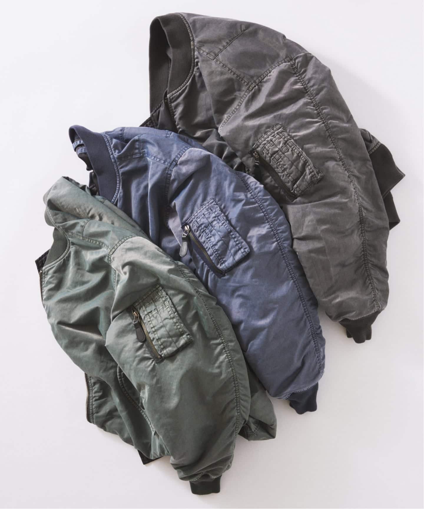 JOURNAL STANDARD relume｜ガーメントダイ ボンバー ジャケット