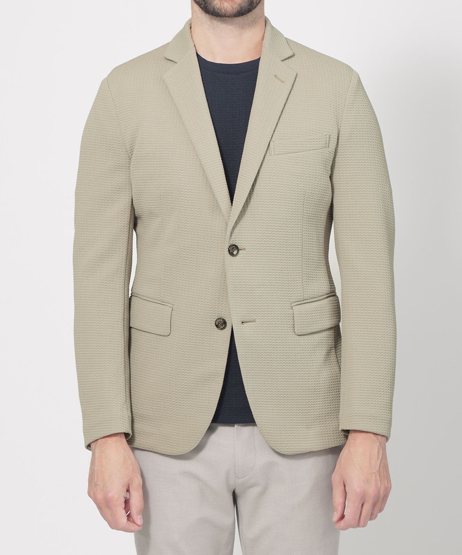 EPOCA｜【セットアップ】ウェーブワッフルジャケット | Rakuten