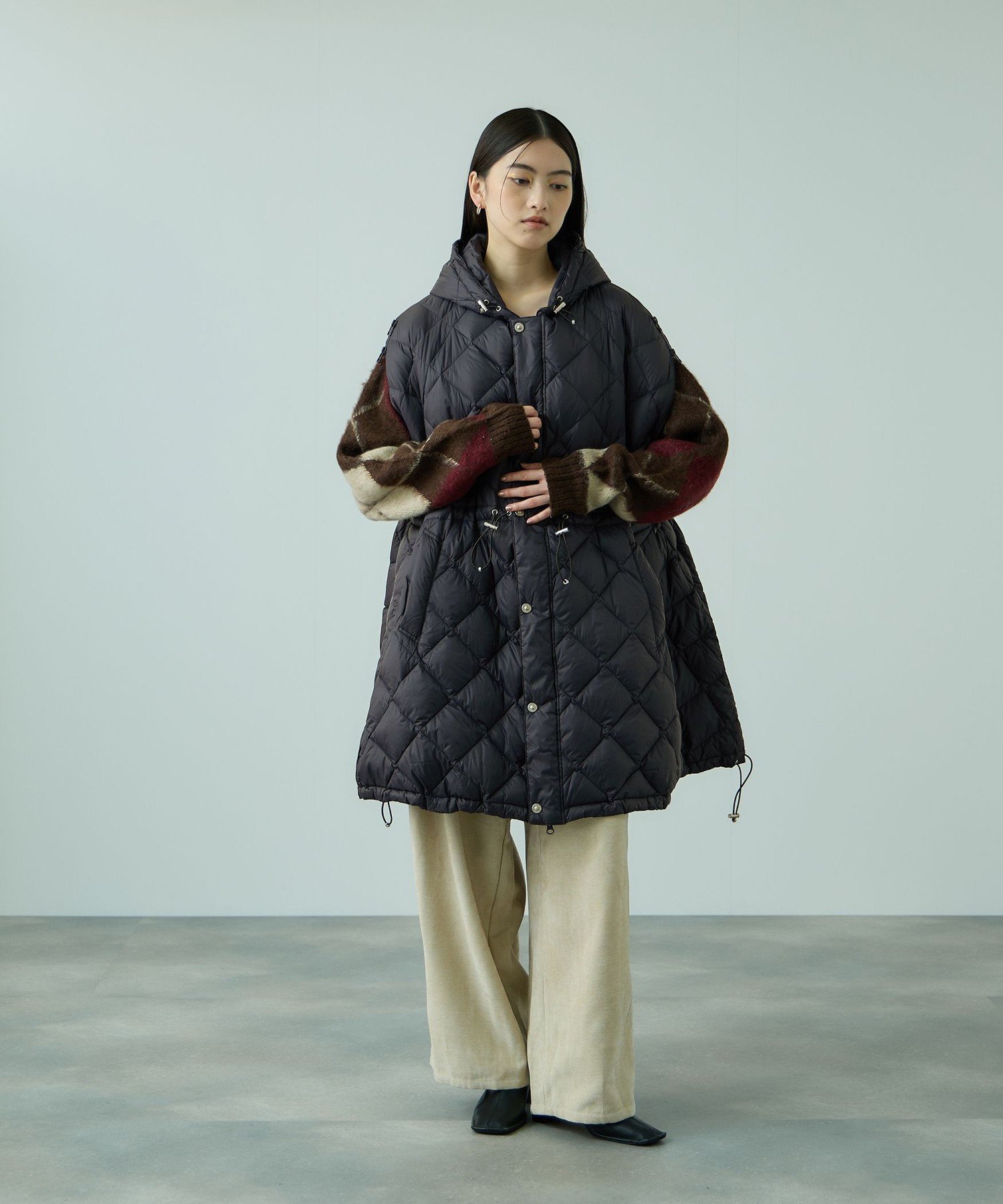 VICKY｜TAION ダウンケープコート≪手洗い可能≫ | Rakuten Fashion