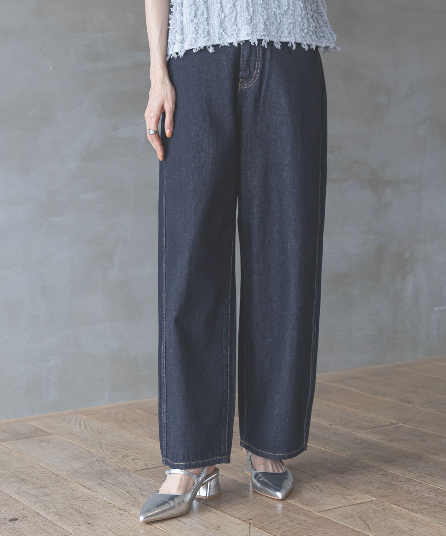 GLOBAL WORK｜GOODデニムバギーパンツ/118365 | Rakuten Fashion(楽天