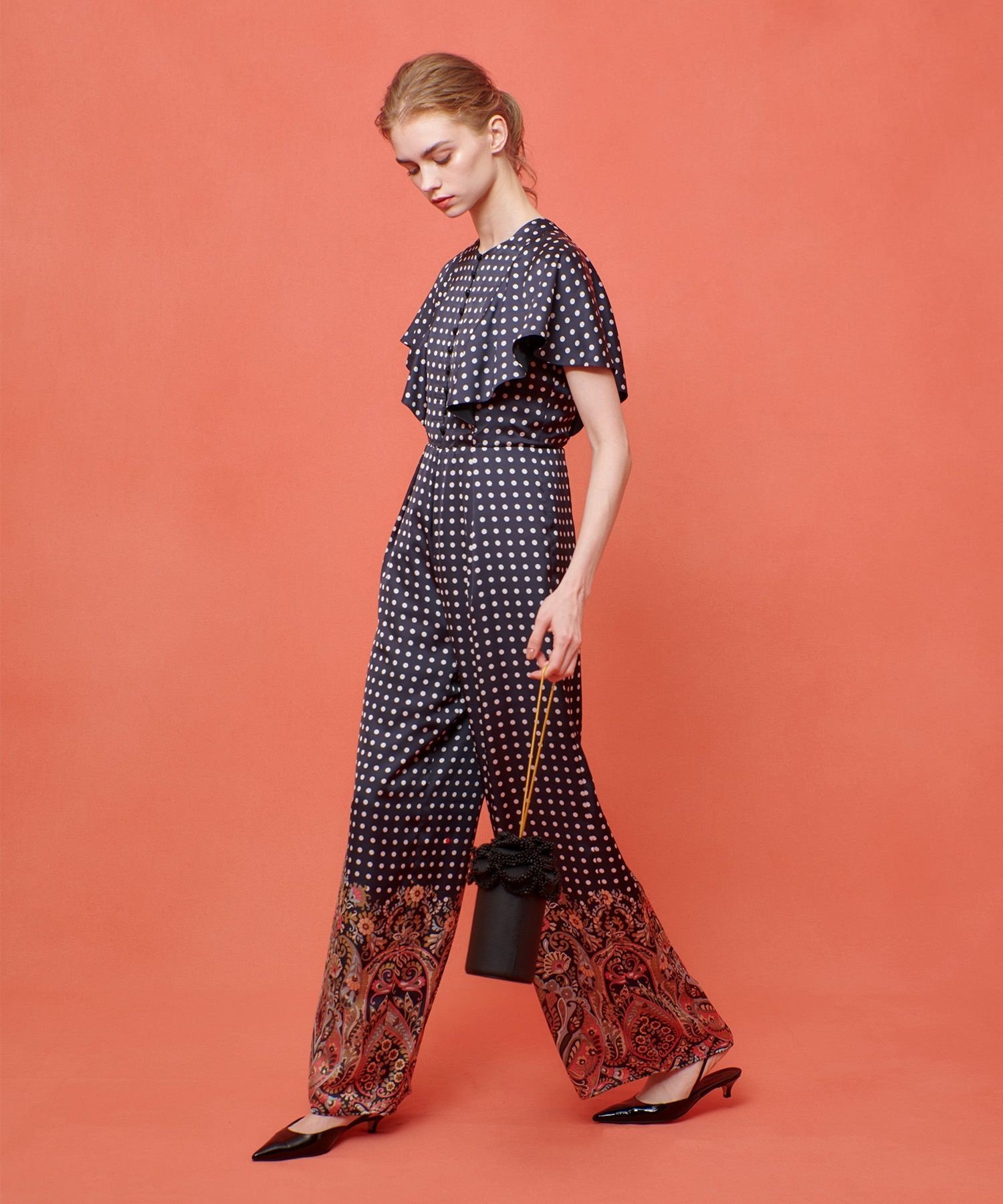 allureville｜【LOULOU WILLOUGHBY】ペイズリードットオールインワン