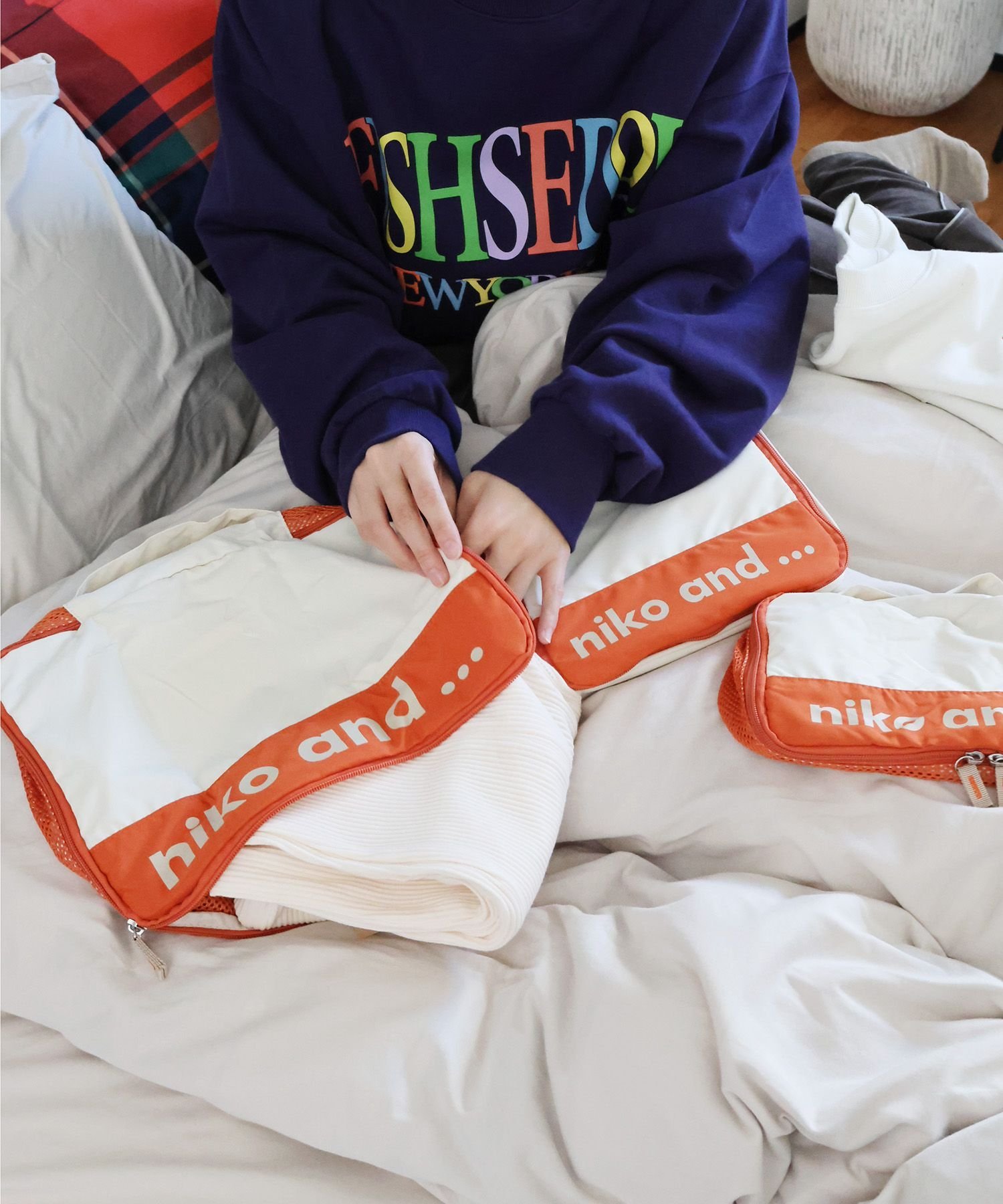 niko and ｜オリジナルニコロゴオーガナイザー/Mサイズ | Rakuten