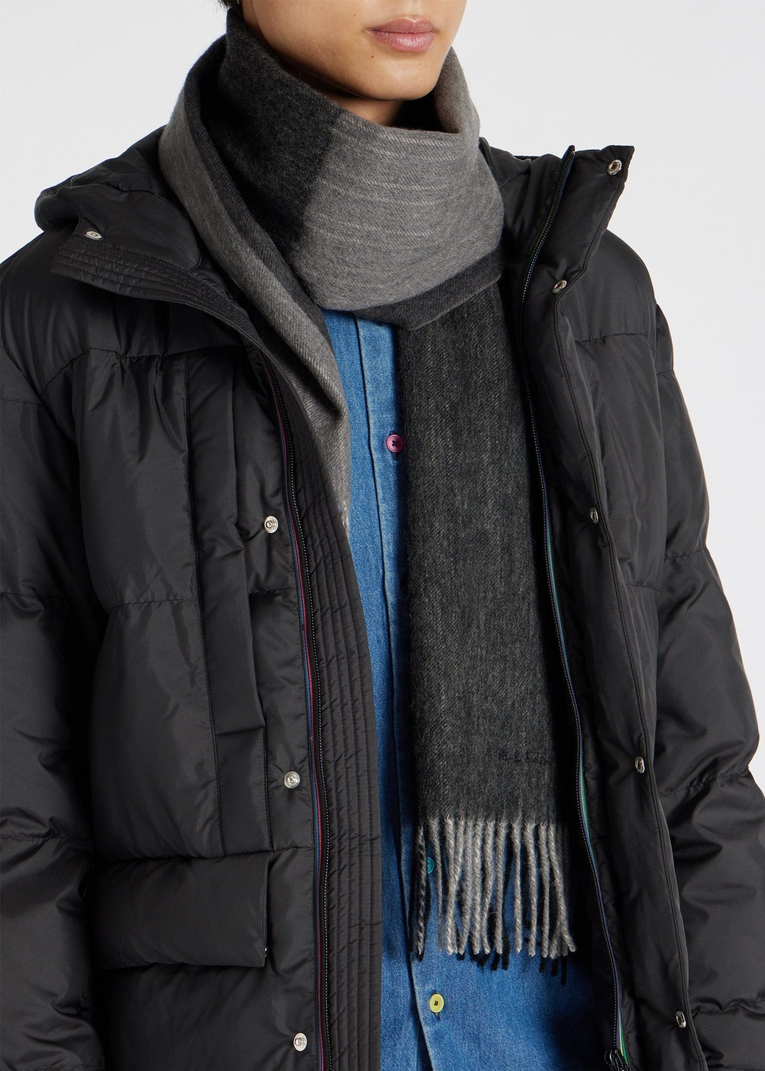 Paul Smith｜カラーブロッキング ストライプ カシミヤブレンド