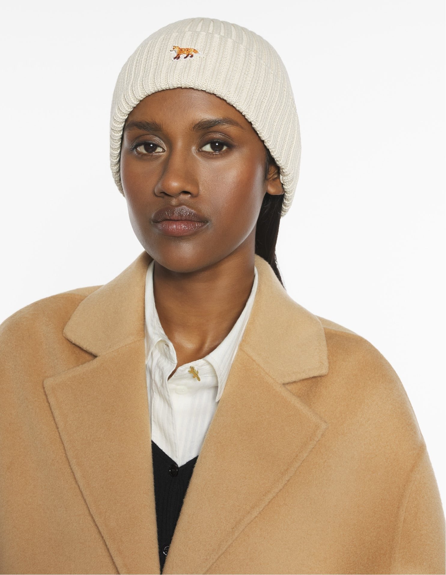 MAISON KITSUNE｜Maison Kitsune/(W)BABY FOX BEANIE | Rakuten