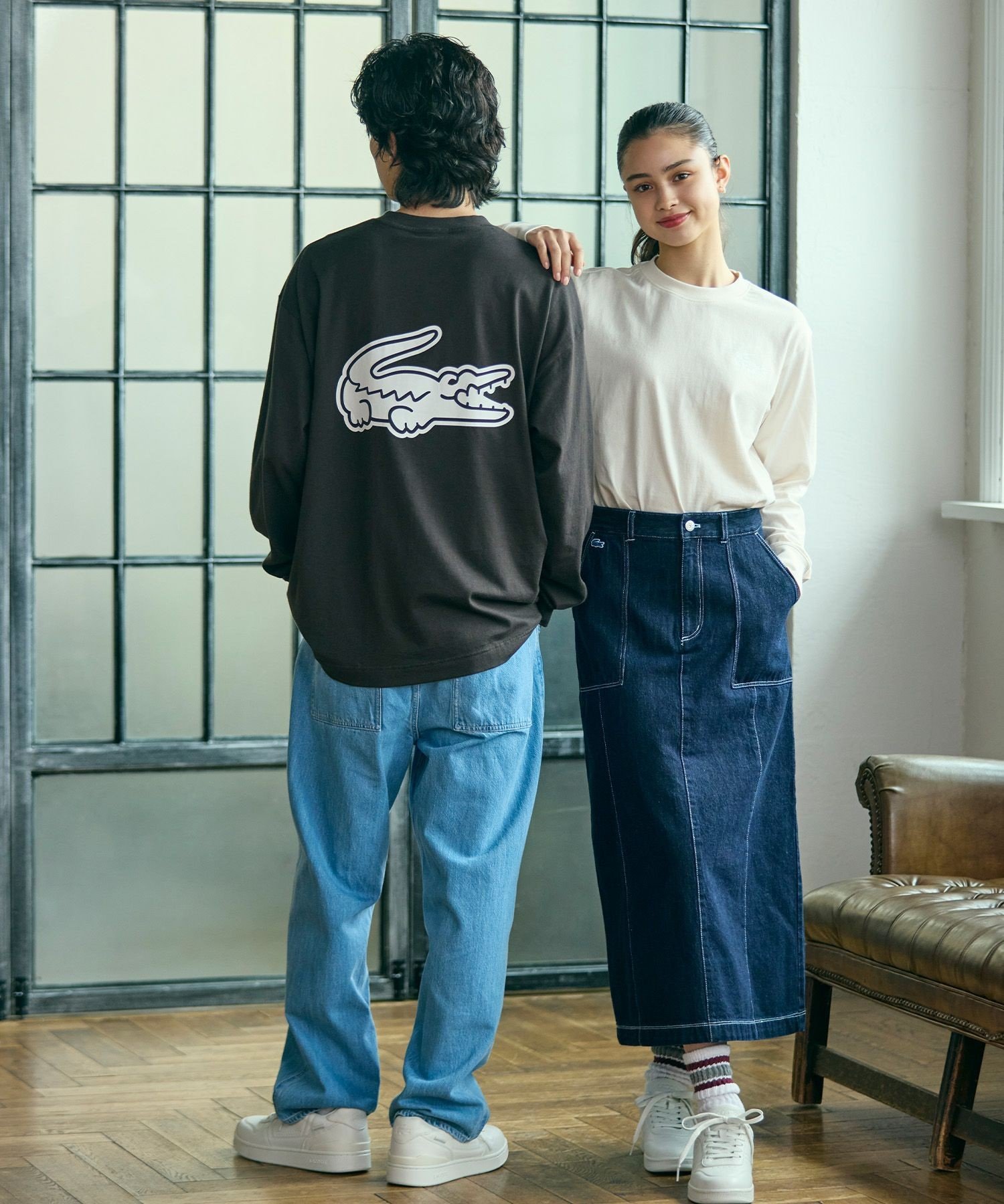 LACOSTE｜【オンライン限定】LACOSTE オーバーサイズ バックプリント