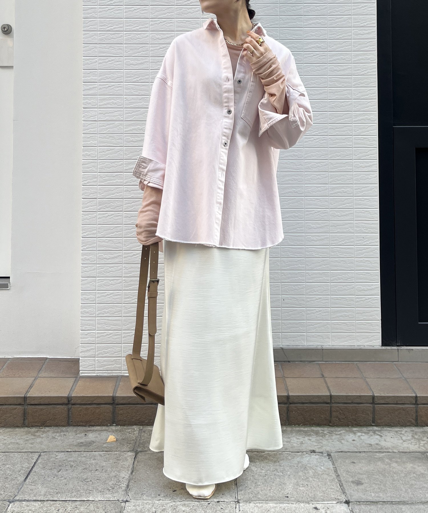 DOUDOU｜【新色追加】ダメージデニムシャツ | Rakuten Fashion(楽天