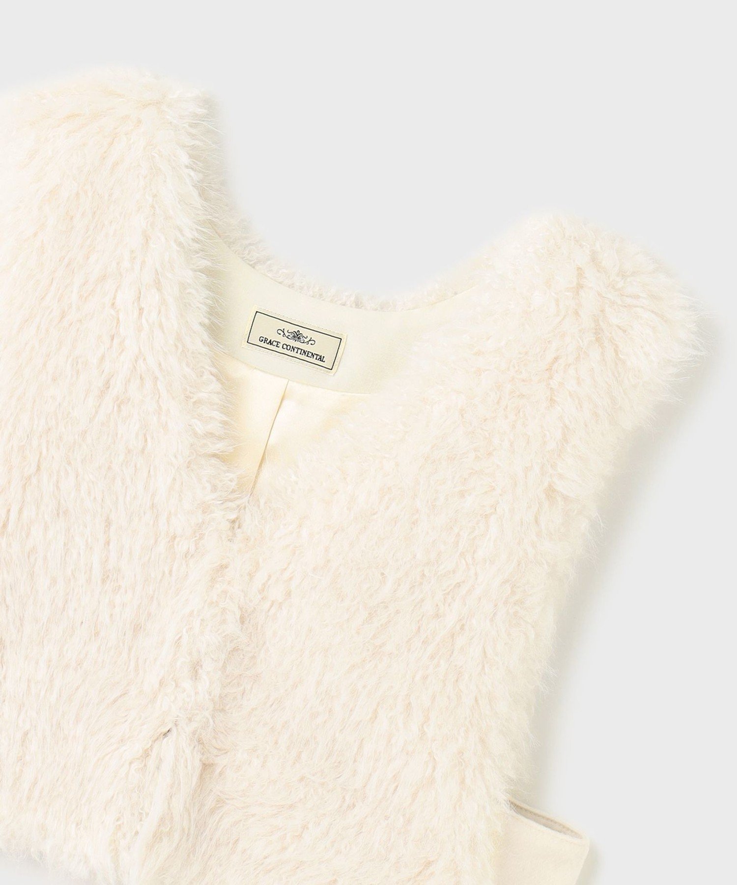 GRACE CONTINENTAL｜ショートファーベスト | Rakuten Fashion(楽天