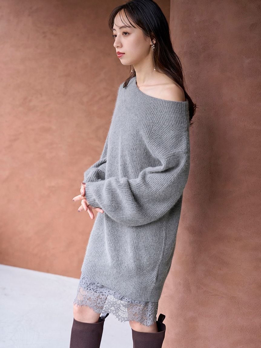 SNIDEL｜ニットセットキャミミニワンピース | Rakuten Fashion(楽天