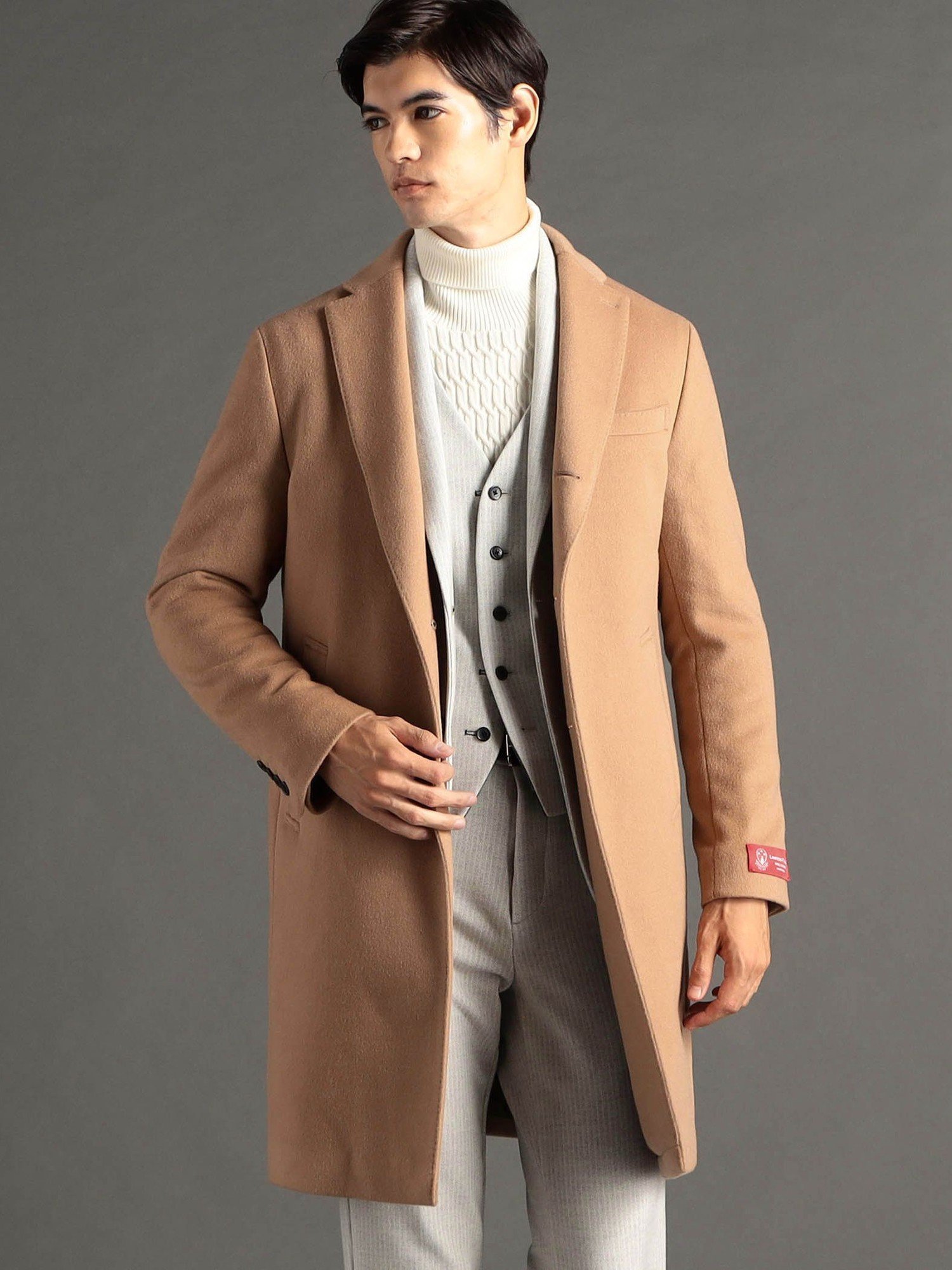 NICOLE｜【ex/tra】LANIFICIO F.LLI BACCI カシミヤブレンドチェスター