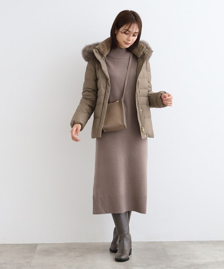 INDIVI｜【リニューアル!/マルチWAY/フォックスファー/ショート丈