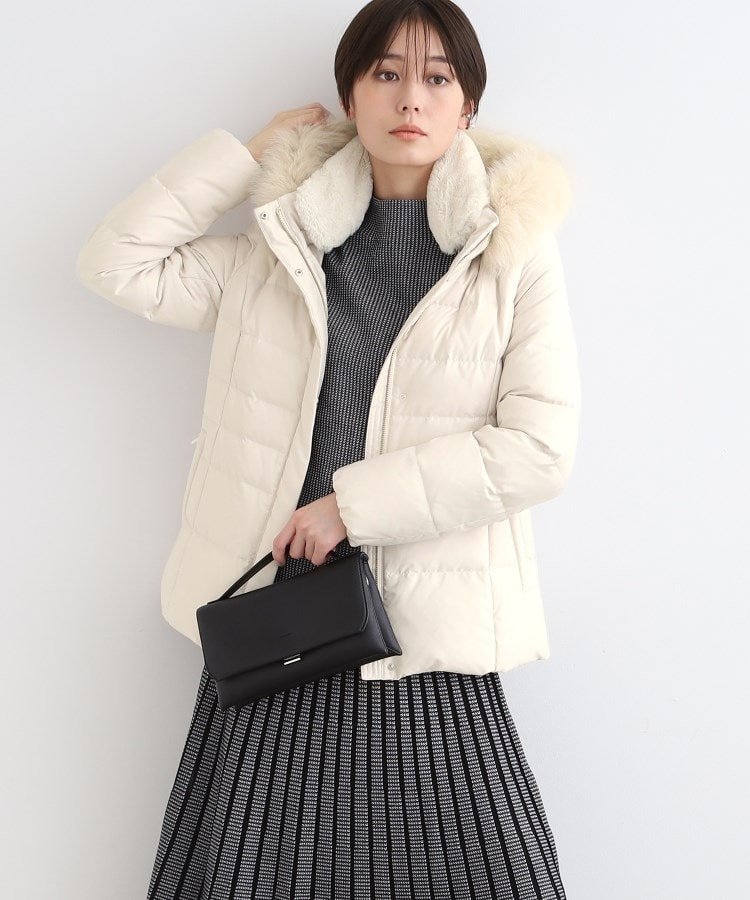 INDIVI｜【リニューアル!/マルチWAY/フォックスファー/ショート丈