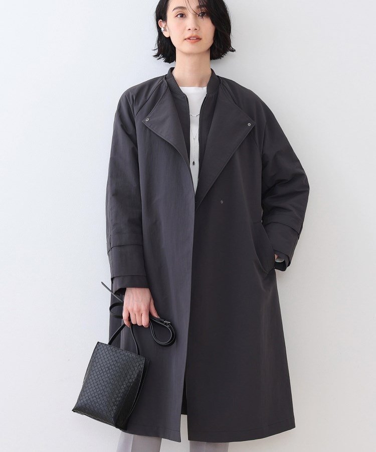 INDIVI｜【撥水/UVケア/軽量】トレンチ風ロングコート | Rakuten