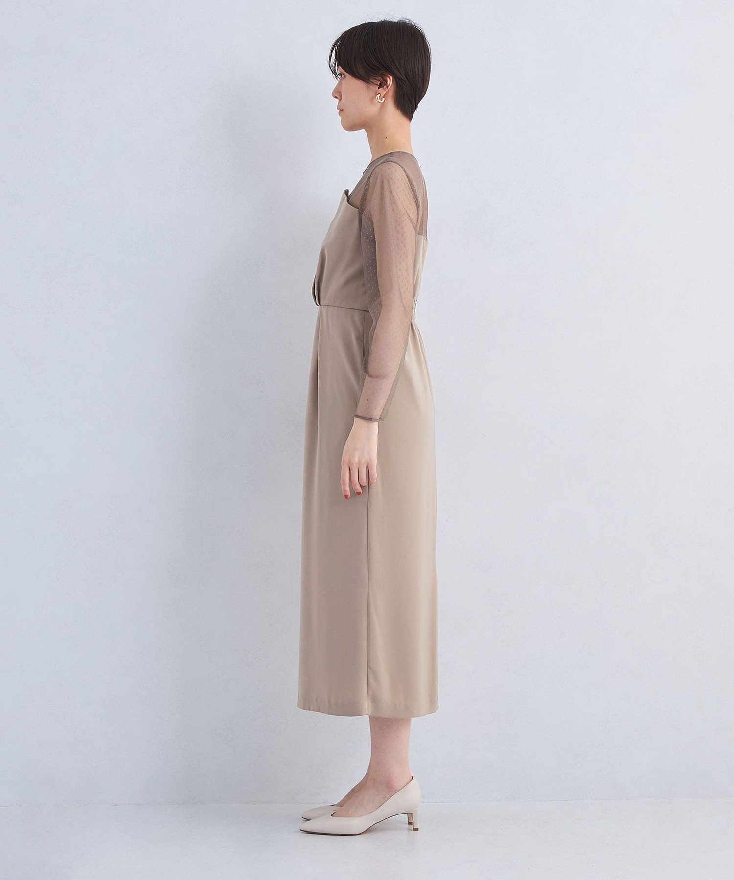 UNITED ARROWS green label relaxing｜ドットチュール ビスチェ