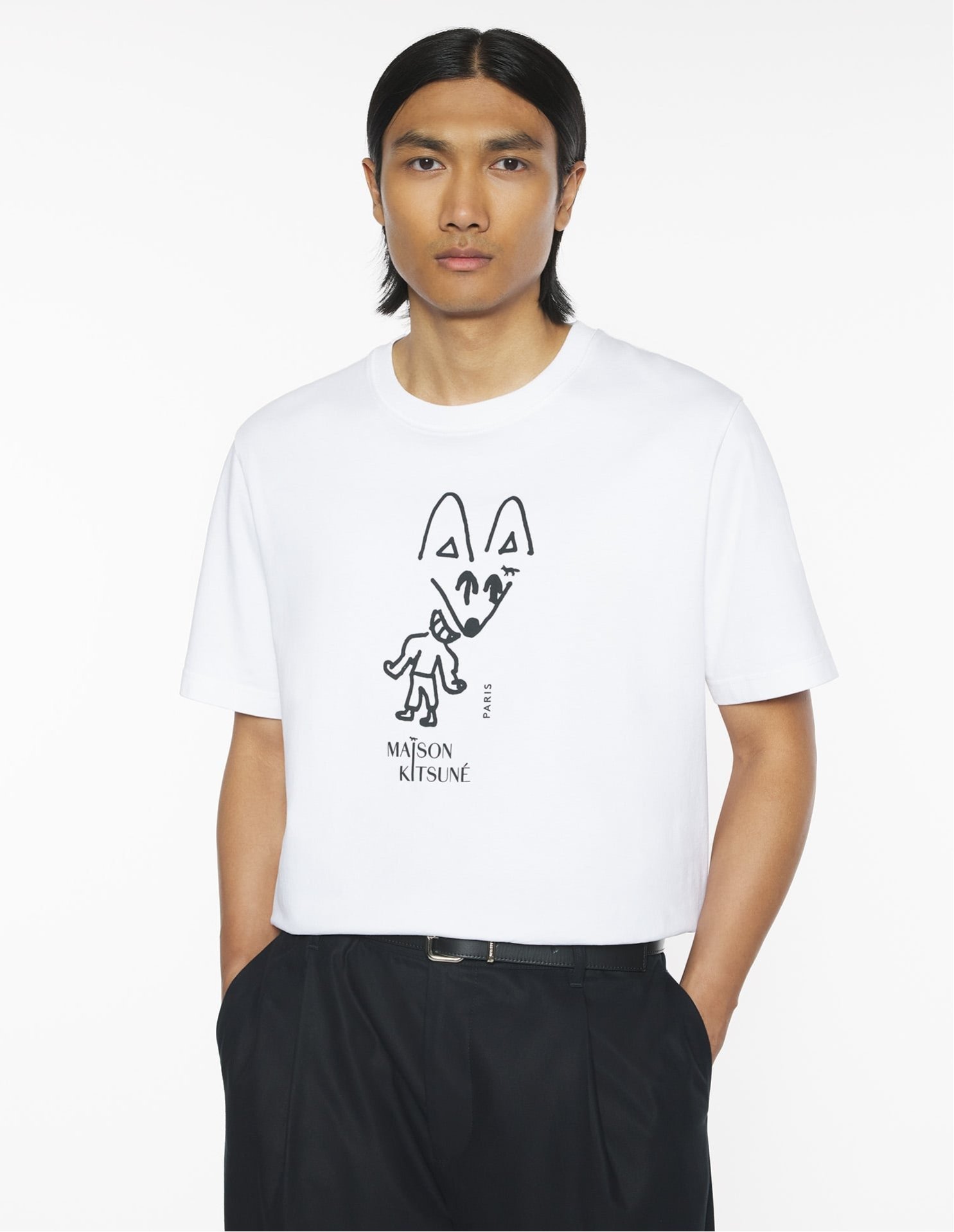 MAISON KITSUNE｜MAISON KITSUNE/(M)PARTY FOX COMFORT TEE-SHIRT