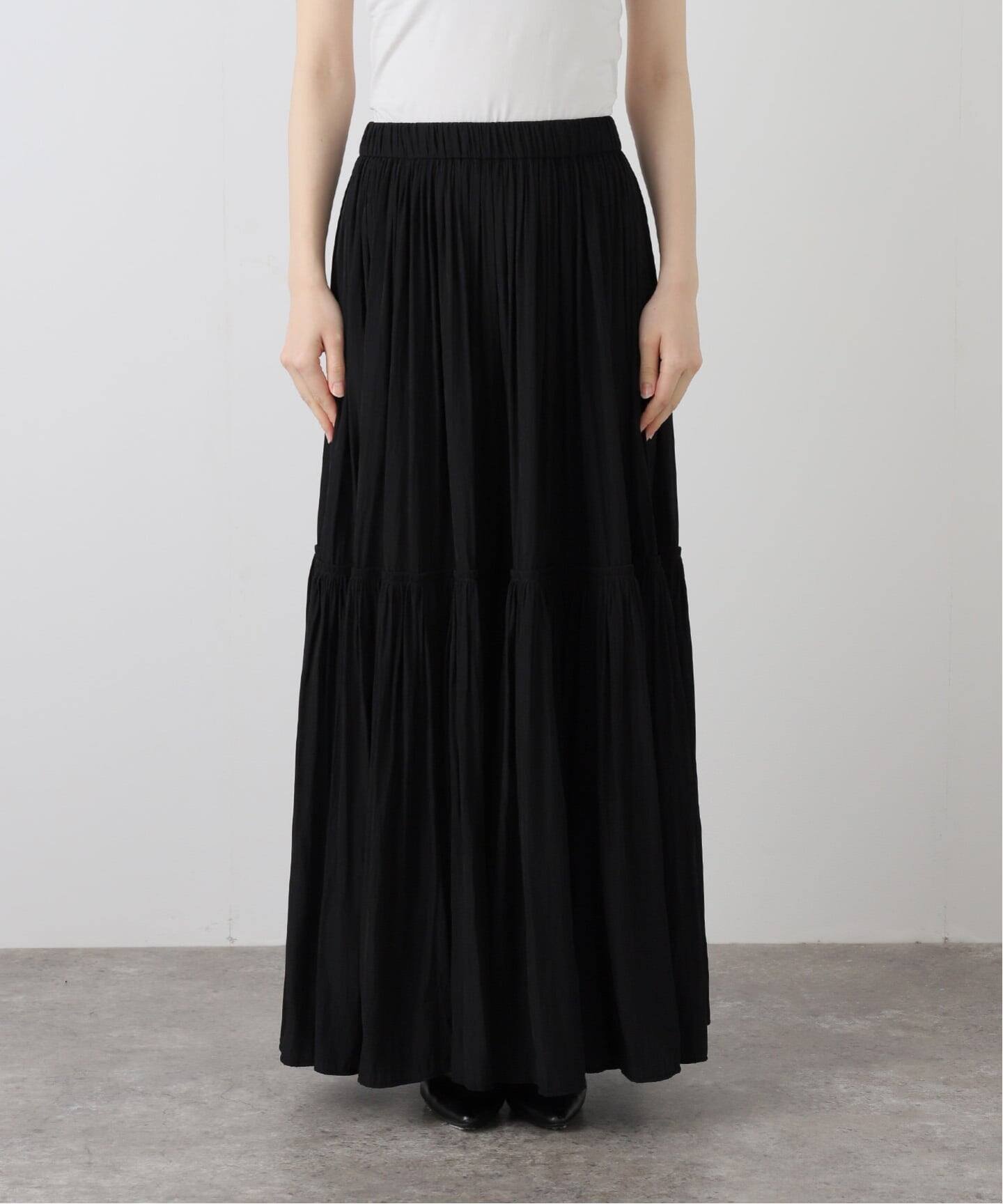 AP STUDIO｜*ギャザーマキシスカート | Rakuten Fashion(楽天