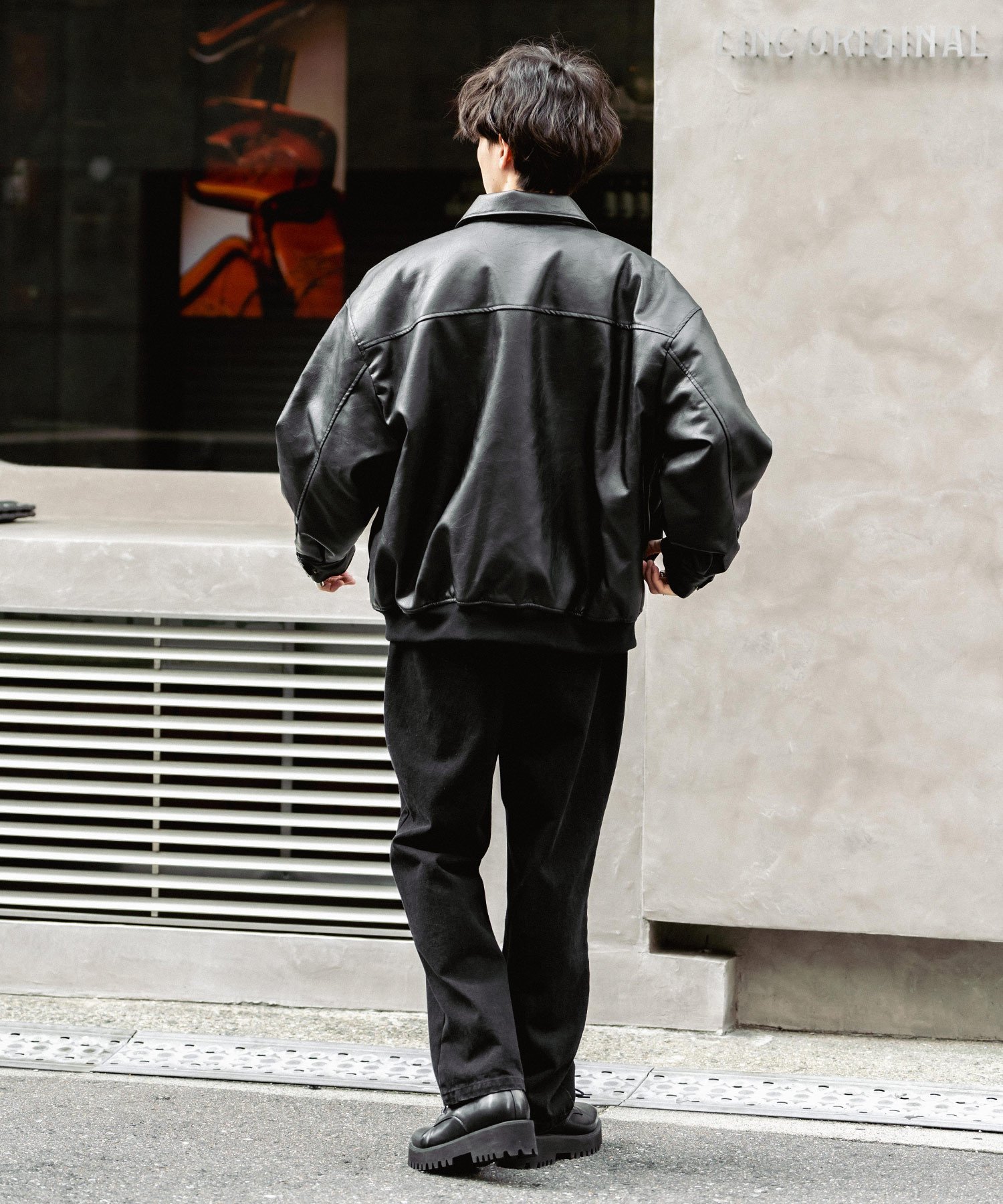 Rocky Monroe｜PUレザー A-2型中綿フライトブルゾン | Rakuten Fashion