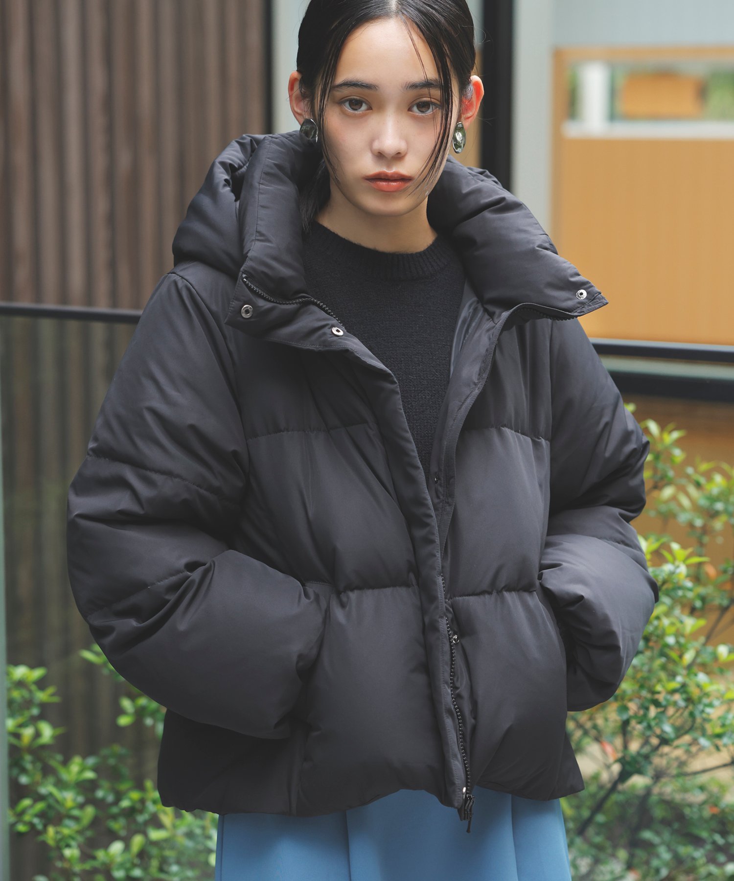 VIS｜【撥水】【Green Down】フード取り外しダウンジャケット【2WAY