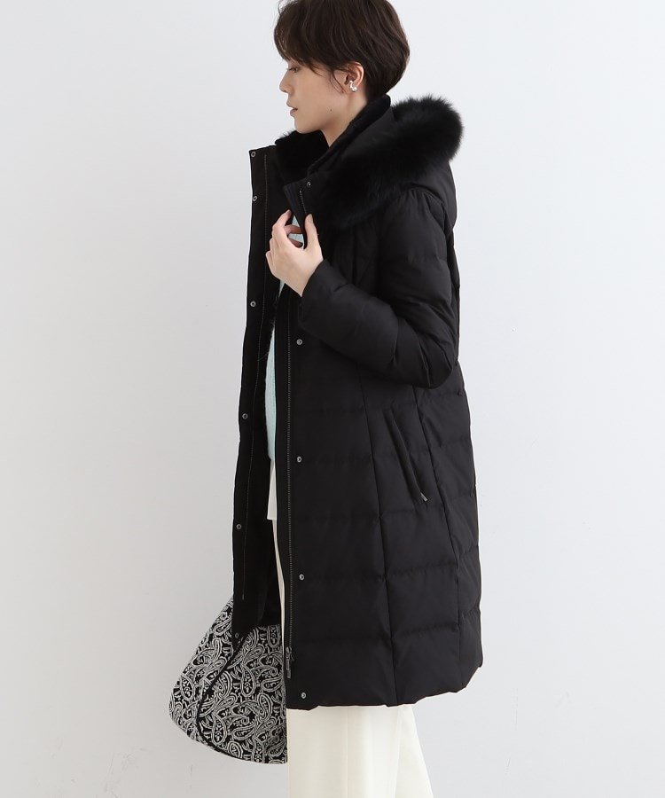 INDIVI｜【リニューアル!/マルチWAY/フォックスファー/ロング丈