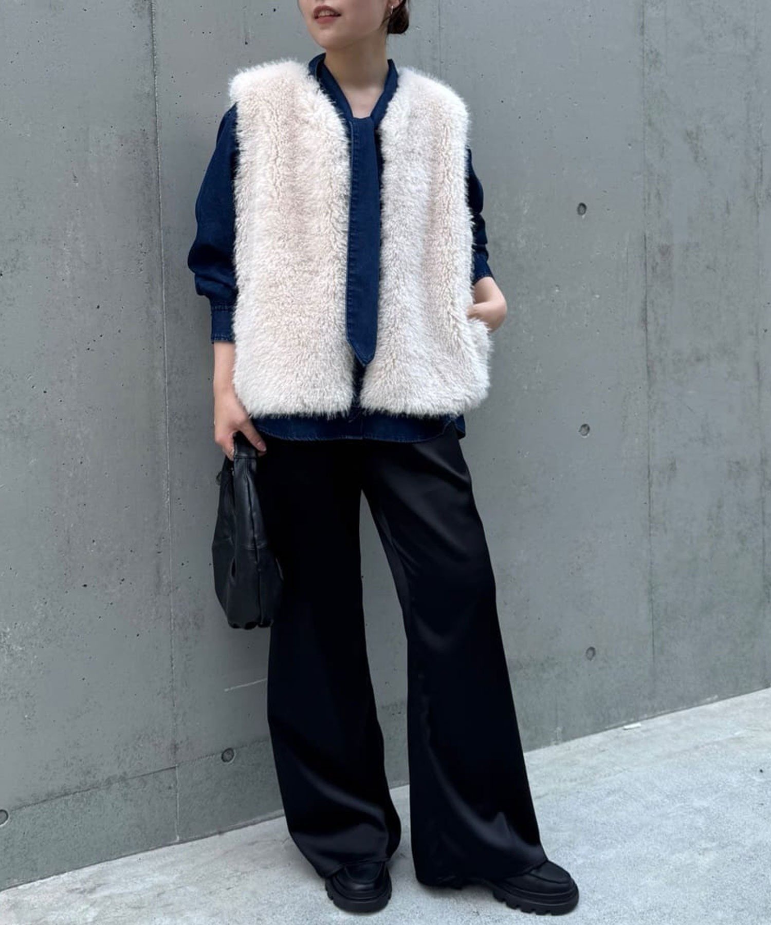 GALLARDAGALANTE｜フェイクカシミヤベスト | Rakuten Fashion(楽天