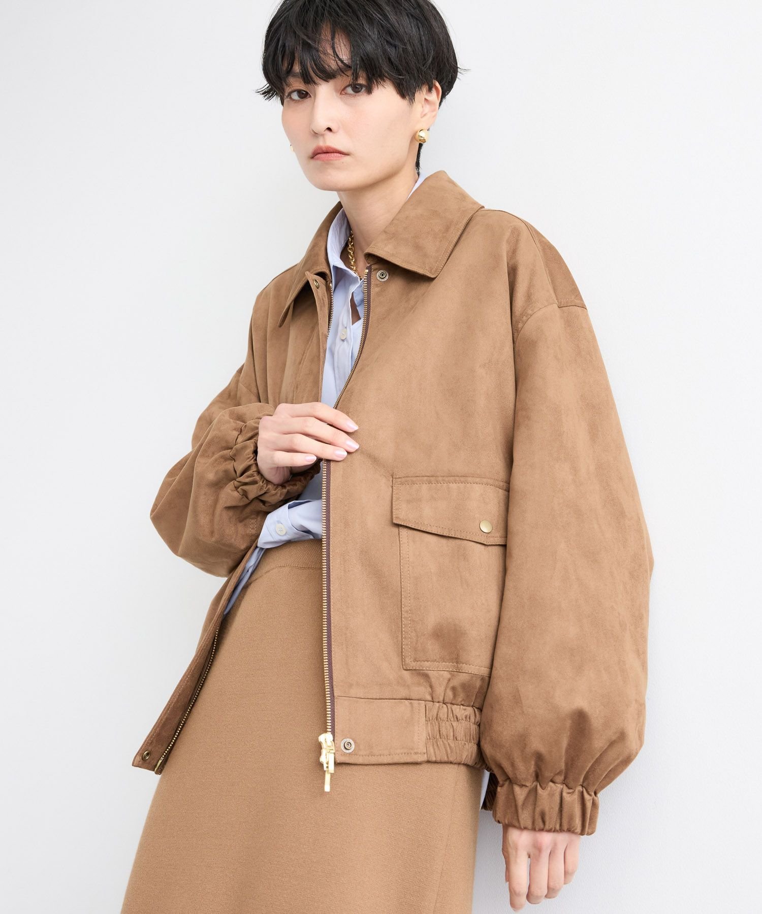 BARNYARDSTORM｜フェイクスエードブルゾン | Rakuten Fashion(楽天