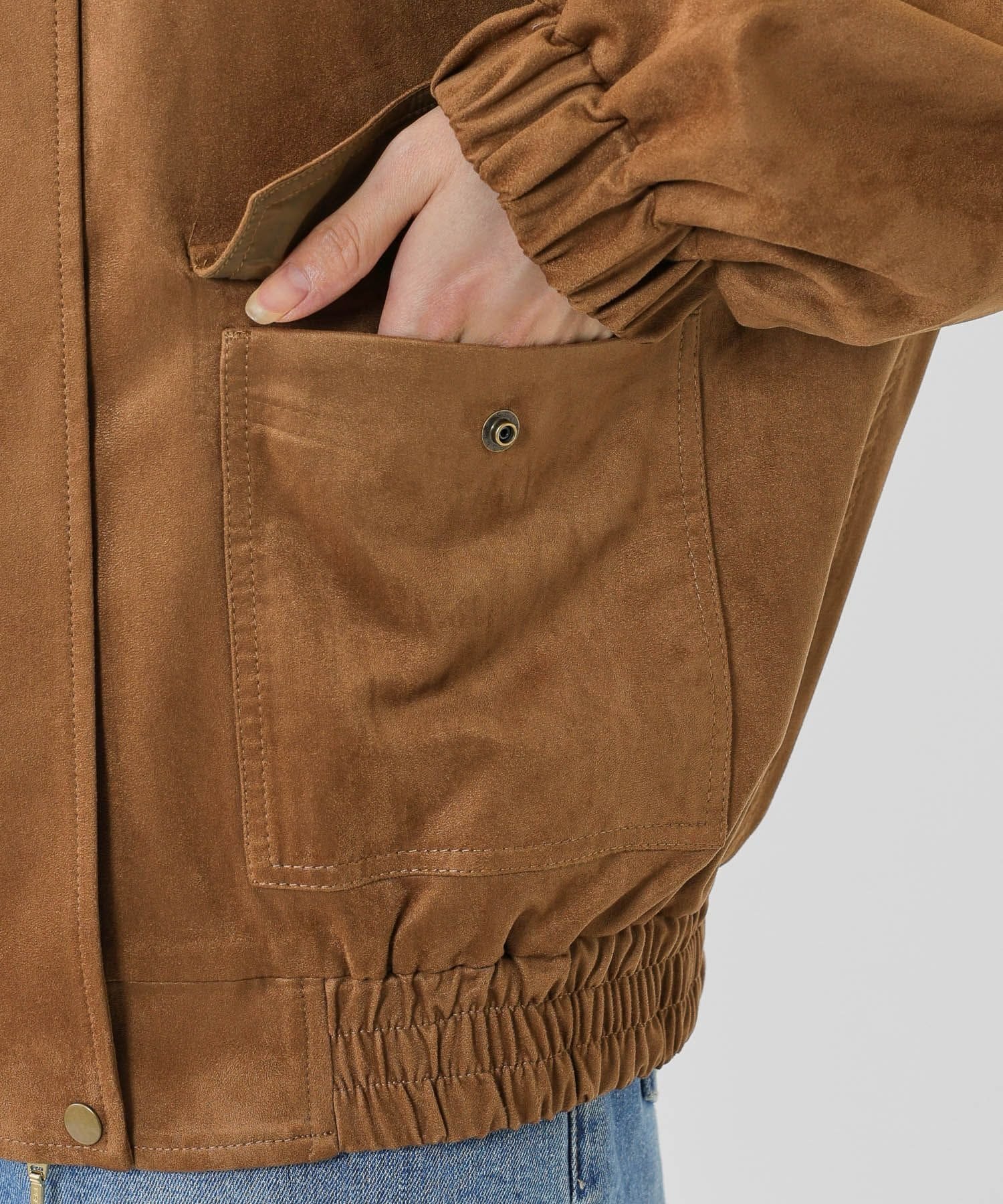 BARNYARDSTORM｜フェイクスエードブルゾン | Rakuten Fashion(楽天