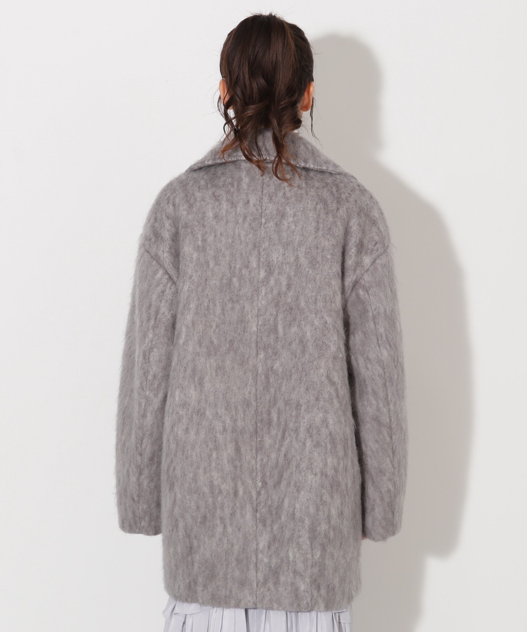 JILL by JILL STUART｜シャギー・ツィード素材バリエーションミドル丈