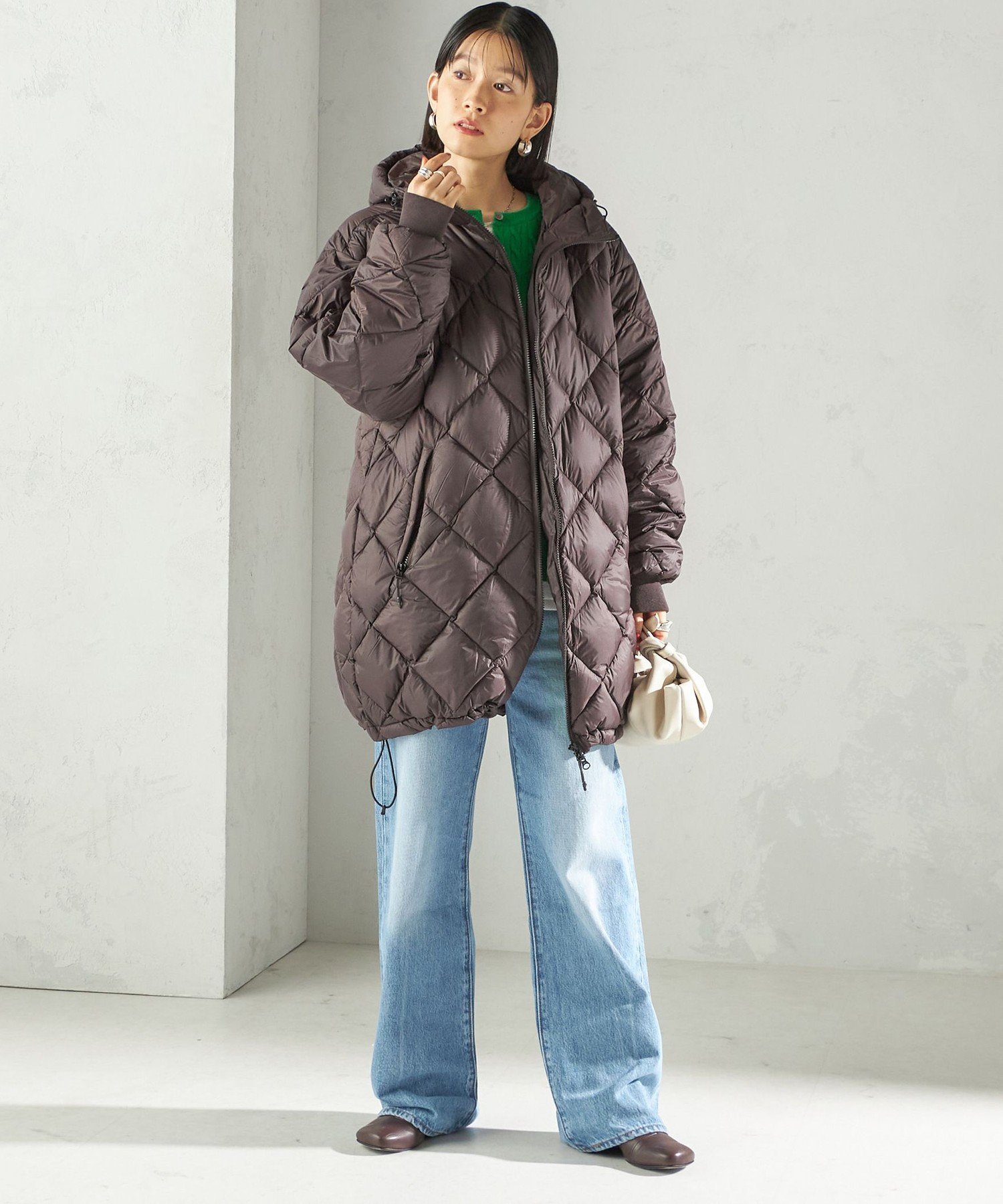 【SHIPS別注】Wai+ × TAION:〈手洗い可能〉ミディ ダウン コート SHIPS別注】Wai+ × TAION:〈手洗い可能〉ミディ ダウン コート｜ SHIPS