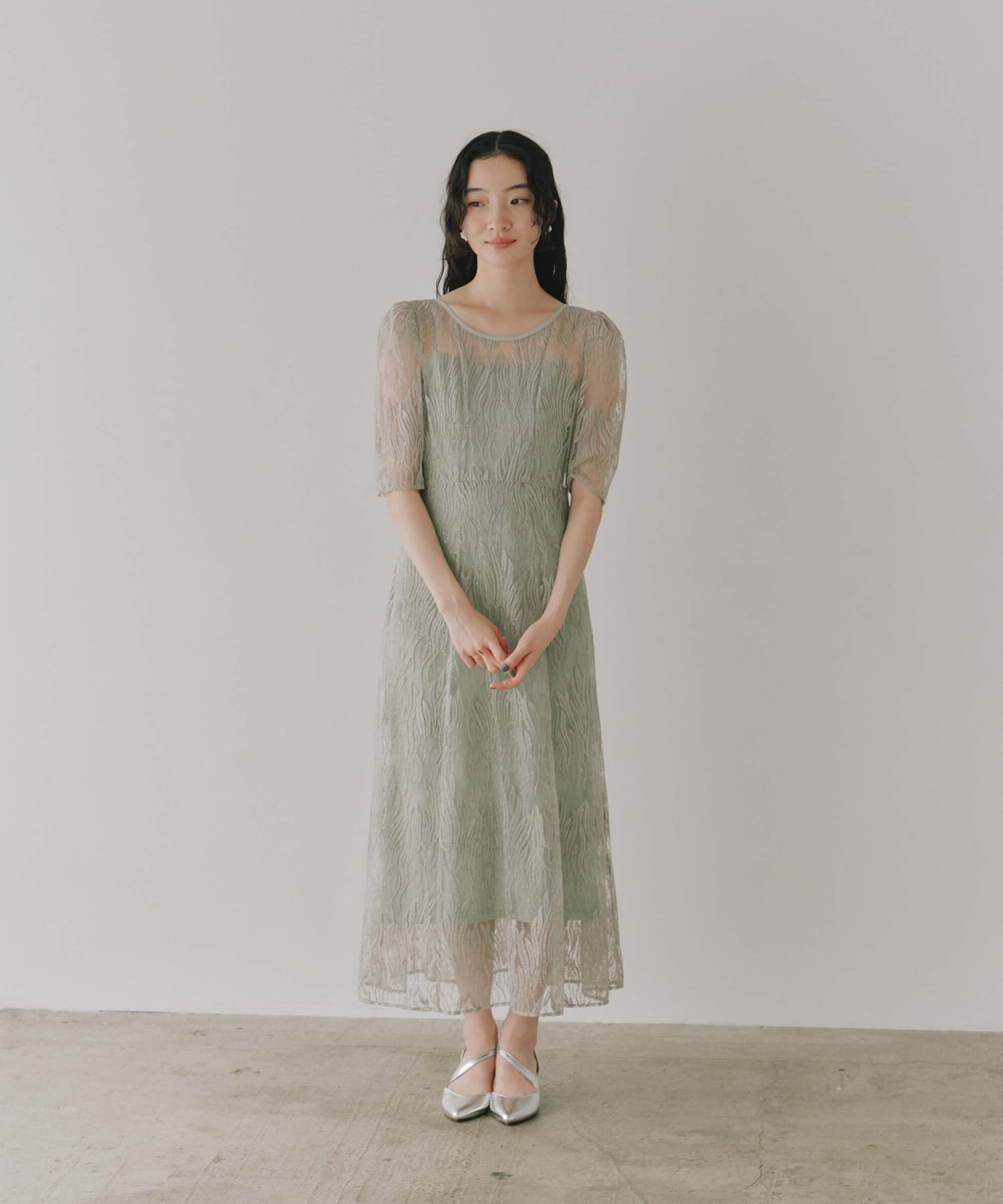 kaene｜スパンコールアネモネドレス | Rakuten Fashion(楽天