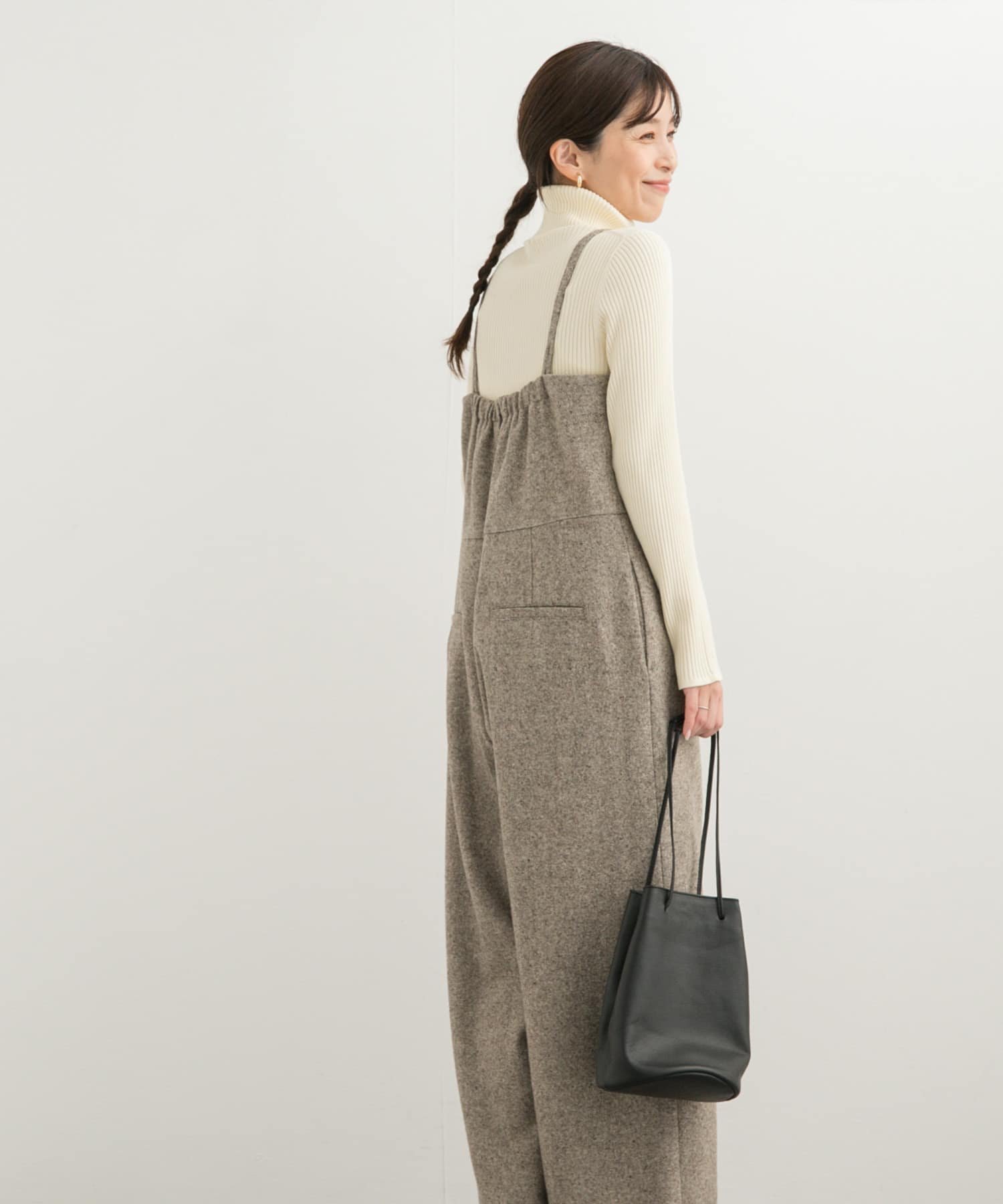 URBAN RESEARCH DOORS｜ネップツイードサロペット | Rakuten Fashion