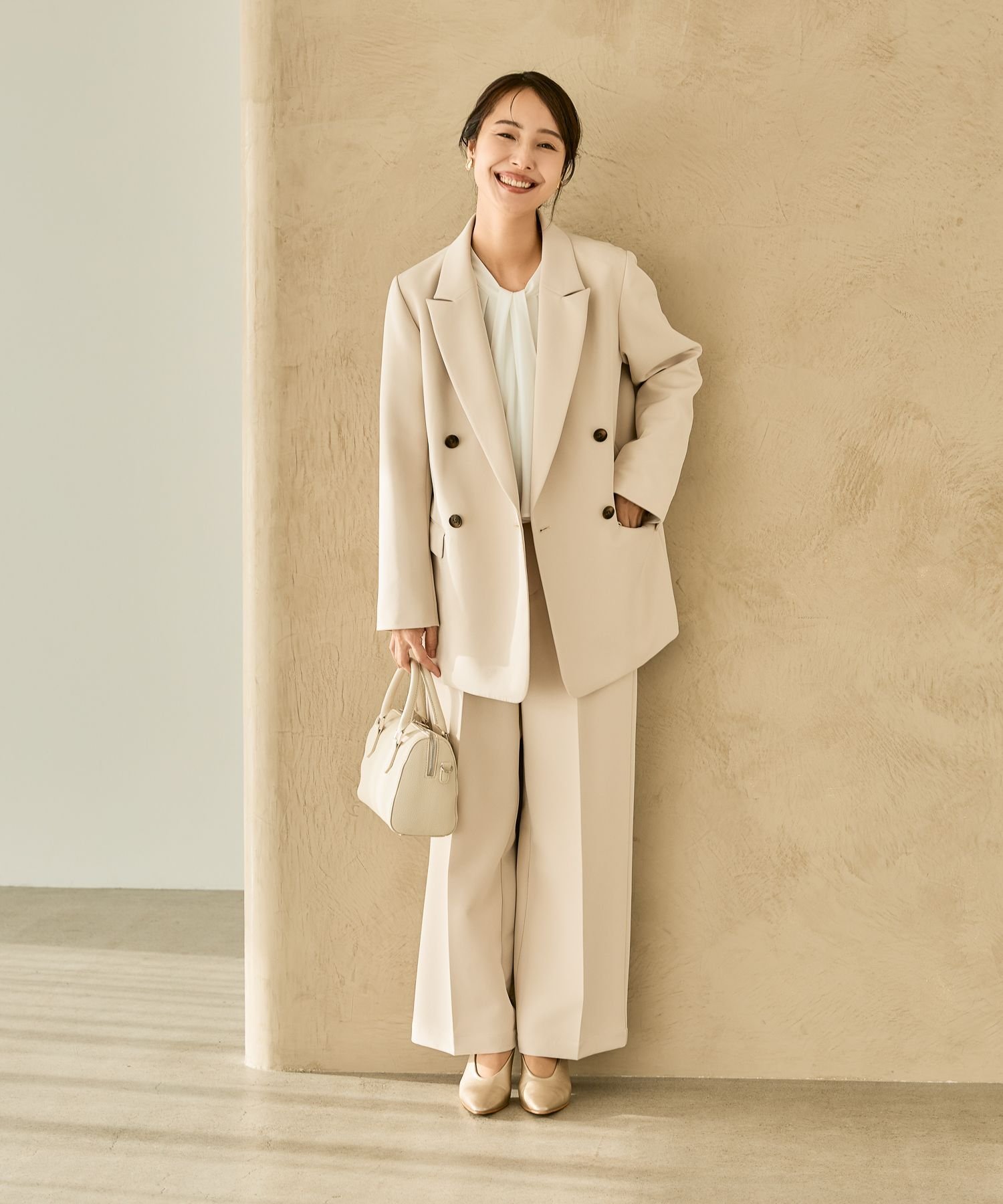 LEPSIM｜【入卒式/セレモニー】Wクロスストレッチダブルジャケット