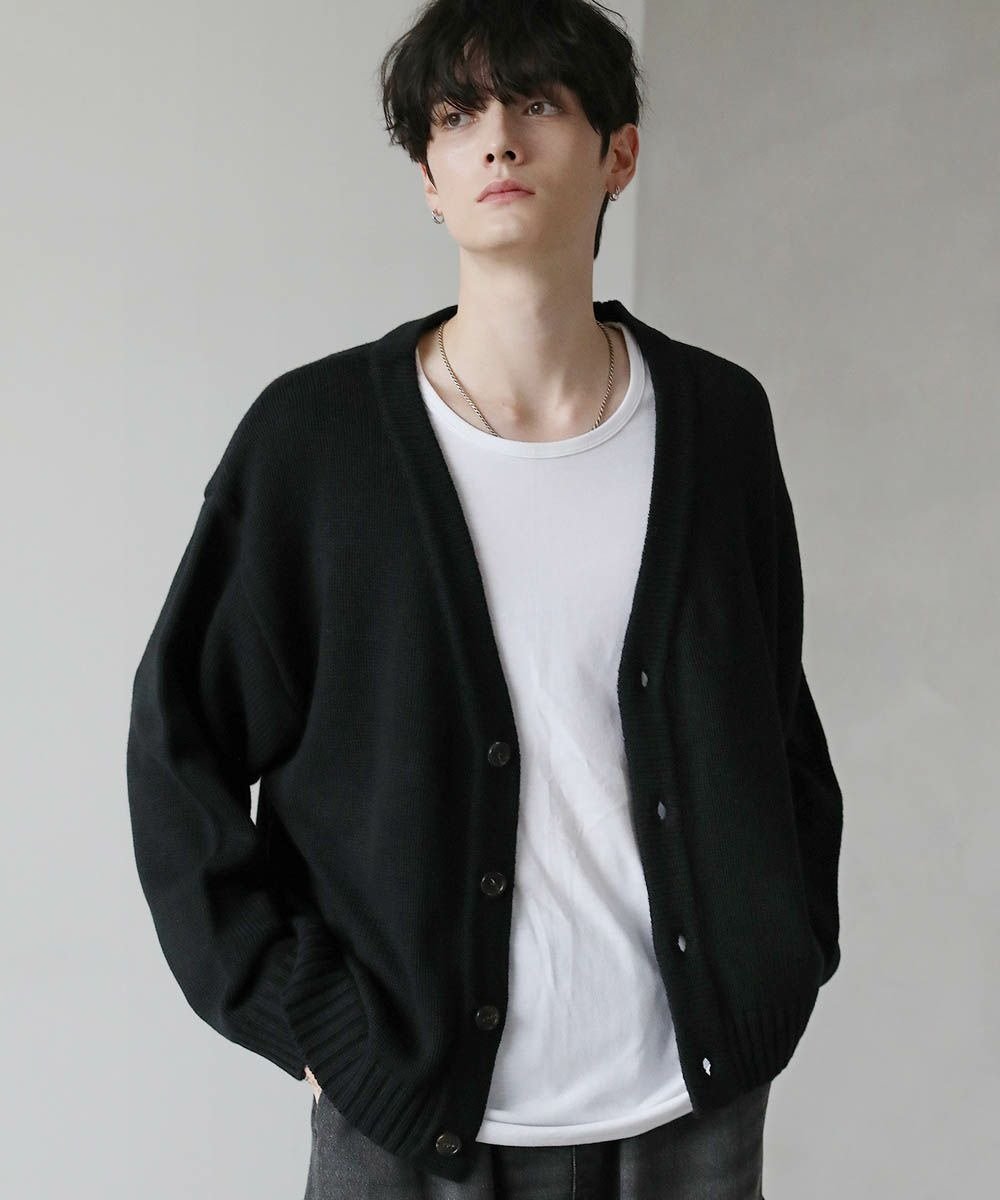 THE CASUAL｜ショート丈ワイドVネックカーディガン | Rakuten Fashion