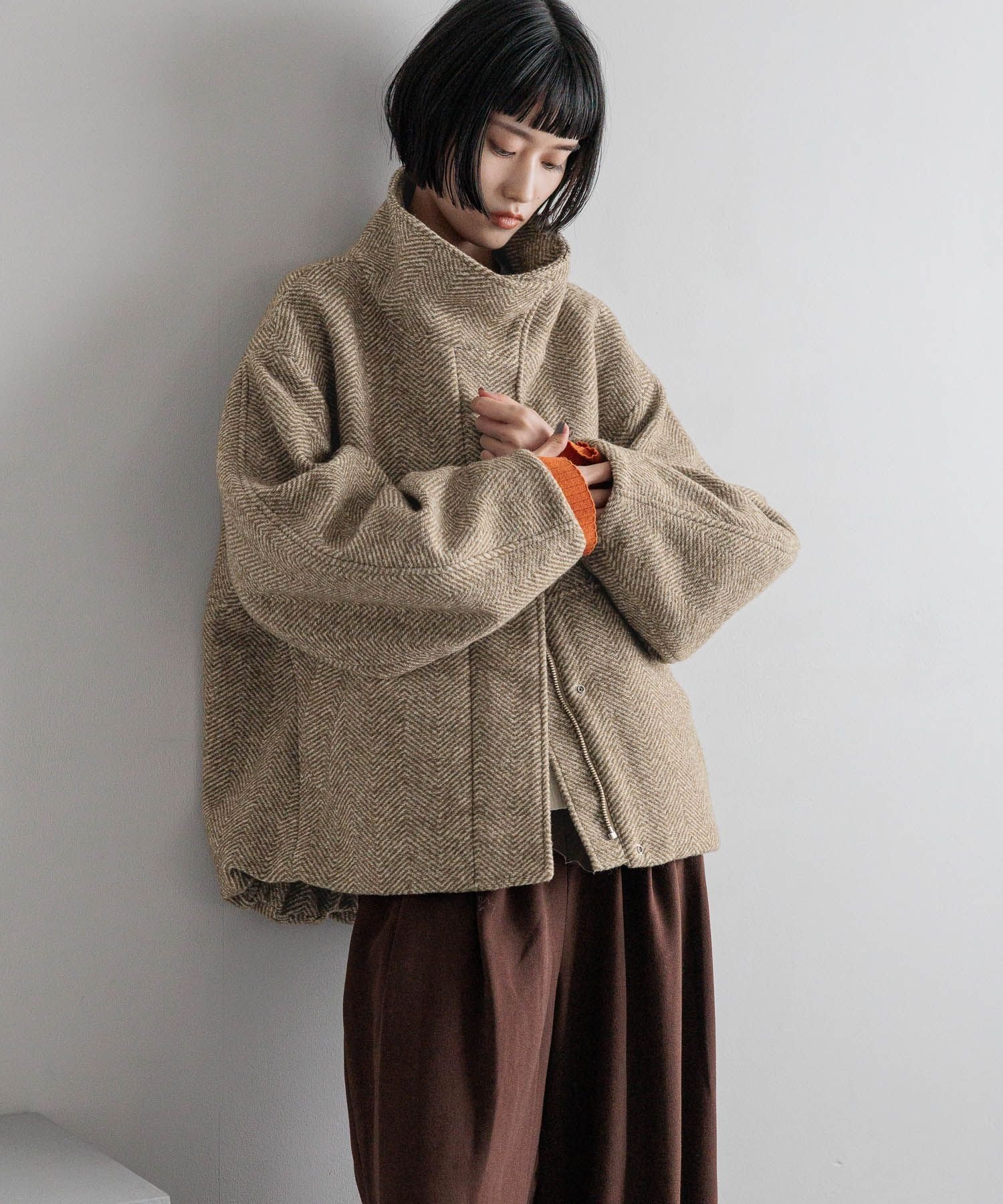 LOWRYS FARM｜ウーリーテックスタンドブルゾン | Rakuten Fashion(楽天