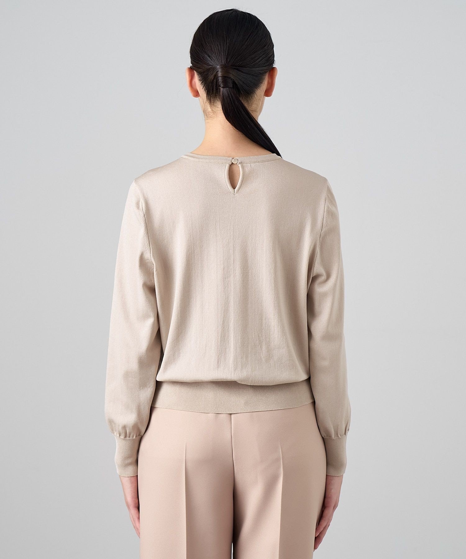 ANAYI｜ペイントフラワープリントクルーネック プルオーバー | Rakuten