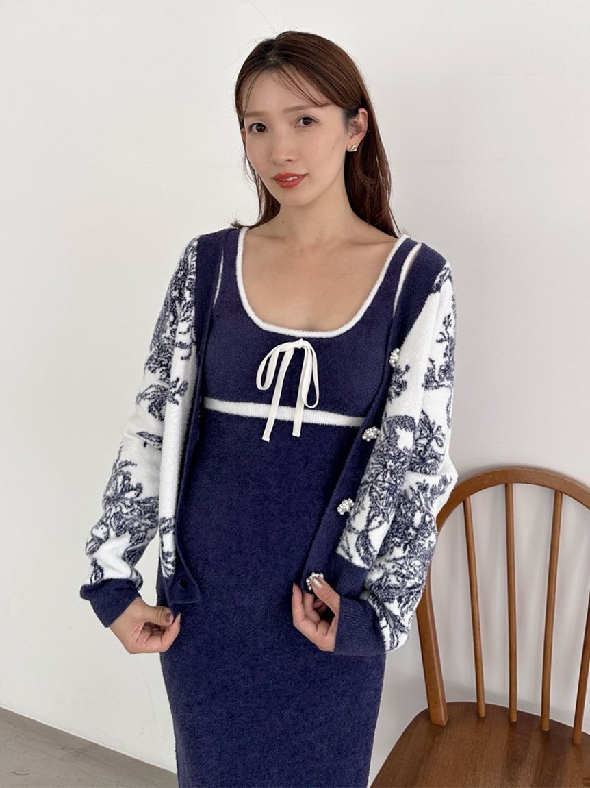 SNIDEL HOME｜【5th Anniversary】ワンポイントニットワンピース