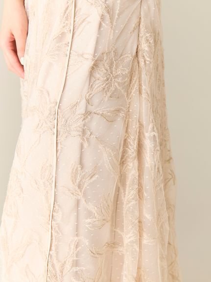 LILY BROWN｜チュールエンブロイダリードレス | Rakuten Fashion(楽天