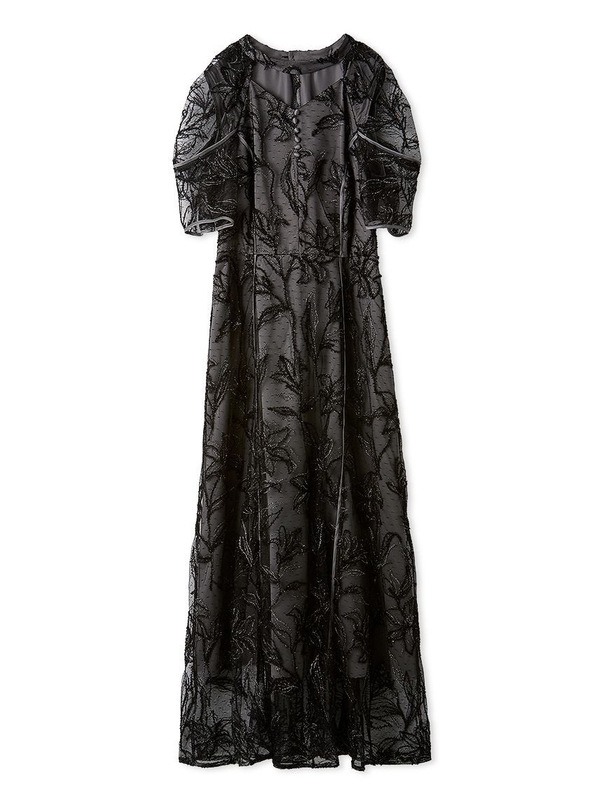 LILY BROWN｜チュールエンブロイダリードレス | Rakuten Fashion(楽天